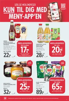 Meny - Tilbudsavis uge 30 gyldig fra 17/07/2026 | Side: 3 | Produkter: Ketchup, Smoothie, Marmelade