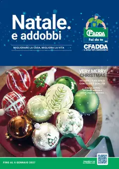 Anteprima del volantino CFadda volantino Natale valido a partire dal 22/10/2026