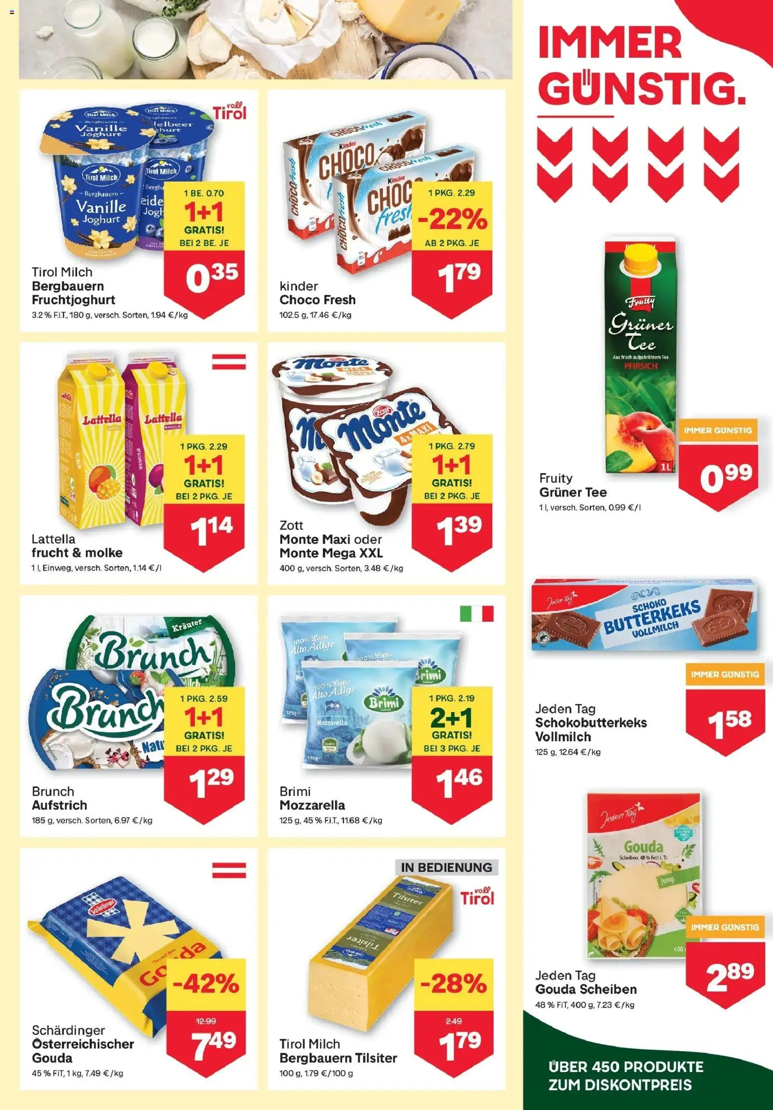 MPREIS Saalbach von 17.09.2026 - Aktuelle Angebote | Seite: 5 | Produkte: Pfirsich, Vanille, Milch, Joghurt