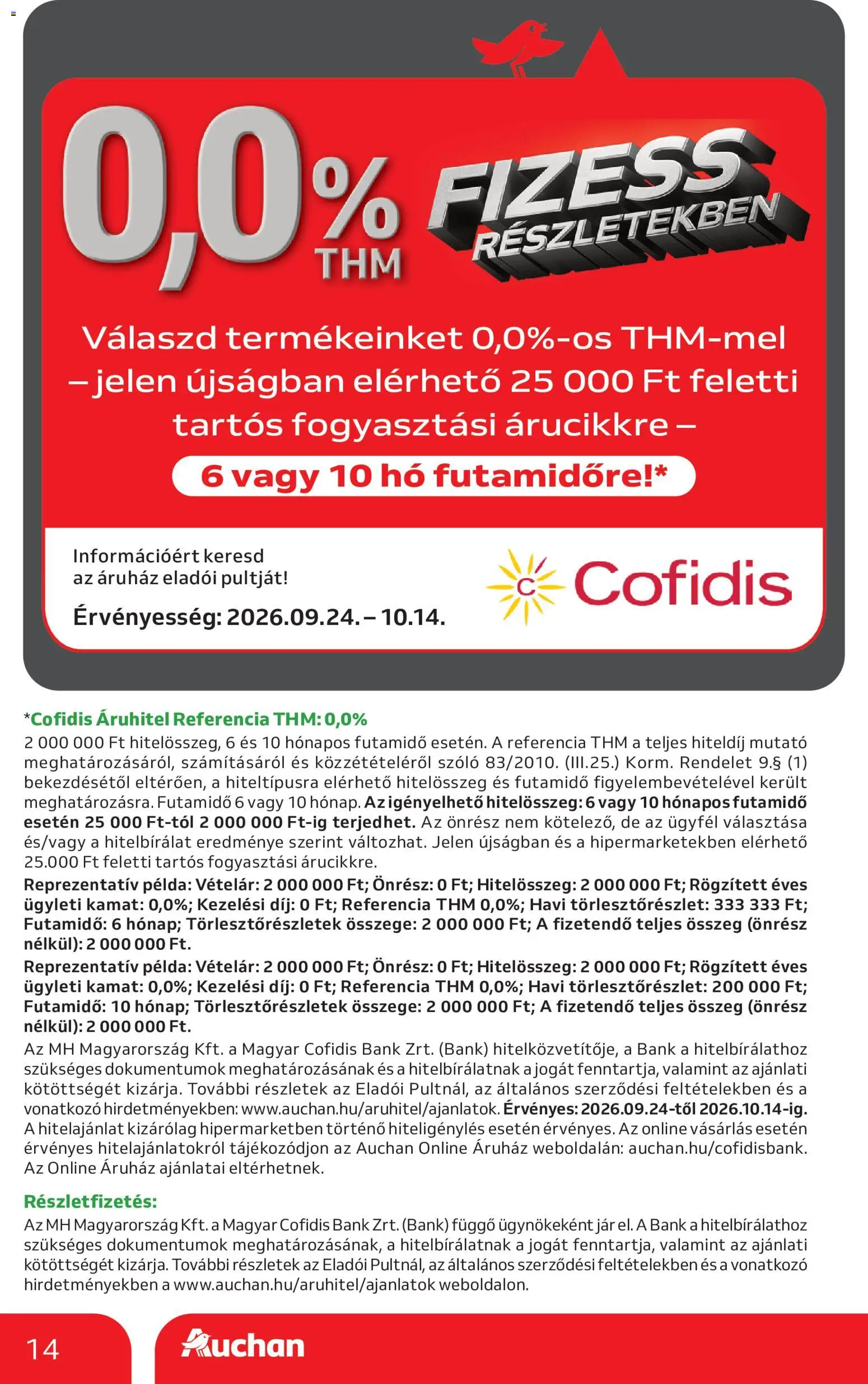 Auchan akciós ujság - amely érvényes a következő dátumtól: 2026.09.24. | Oldal: 14 | Termékek: Szőlő, Jar