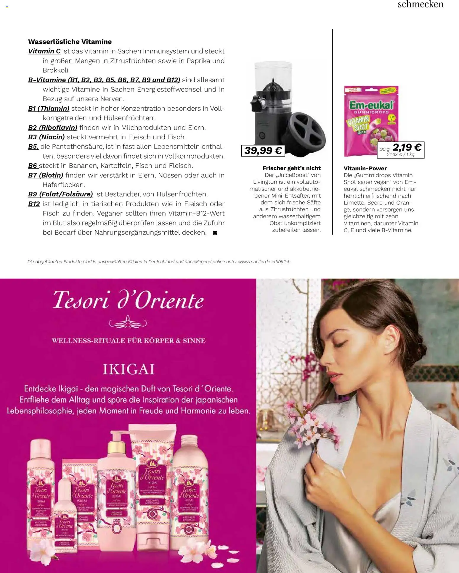 Müller Lifestyle – gültig ab 05.05.2026 | Seite: 69 | Produkte: Duft, Fisch, Obst, Brokkoli