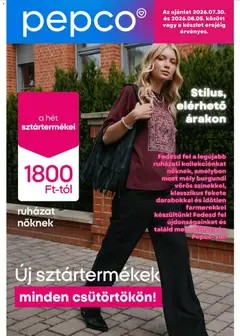 Pepco akciós újság - amely érvényes a következő dátumtól: 2026.07.30.