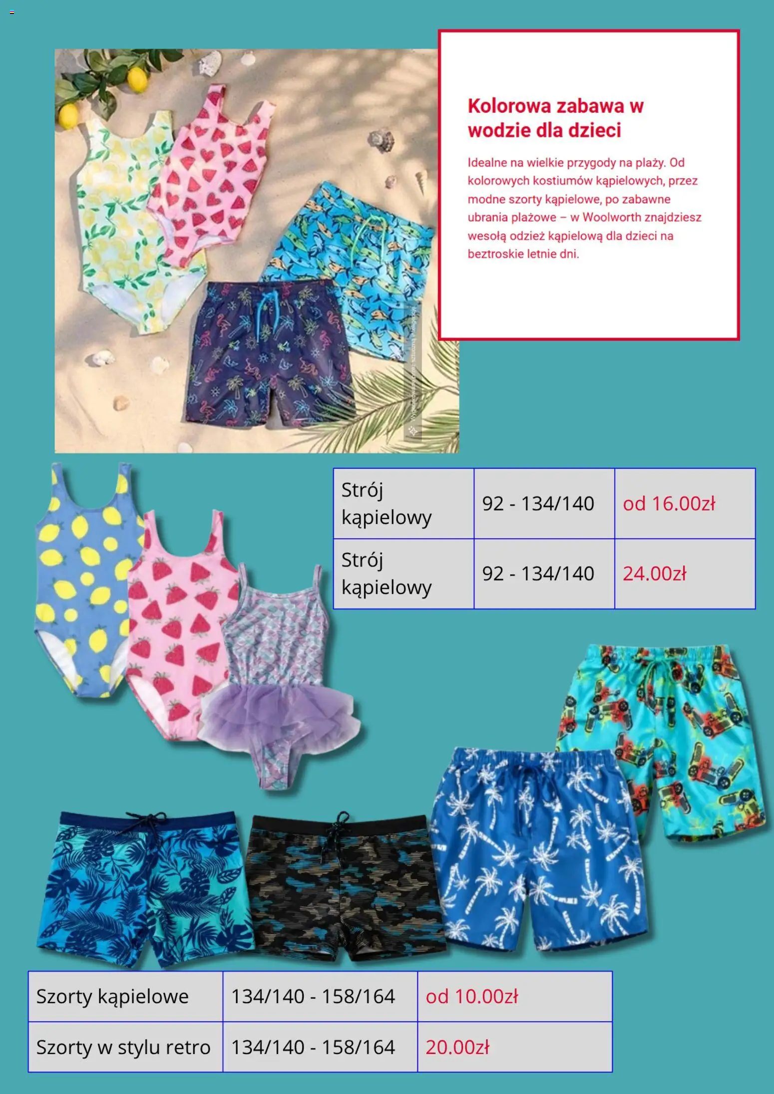 Woolworth gazetka od 13.08.2026 | Strona: 5 | Produkty: Ubrania, Szorty, Strój kąpielowy