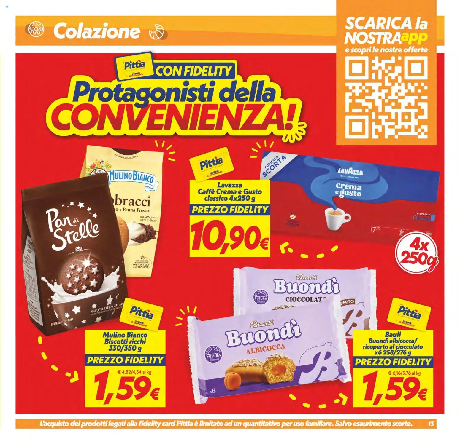 Volantino SuperConveniente del 23/10/2026 | Pagina: 13 | Prodotti: Crema, Caffè, Cioccolato, Latte