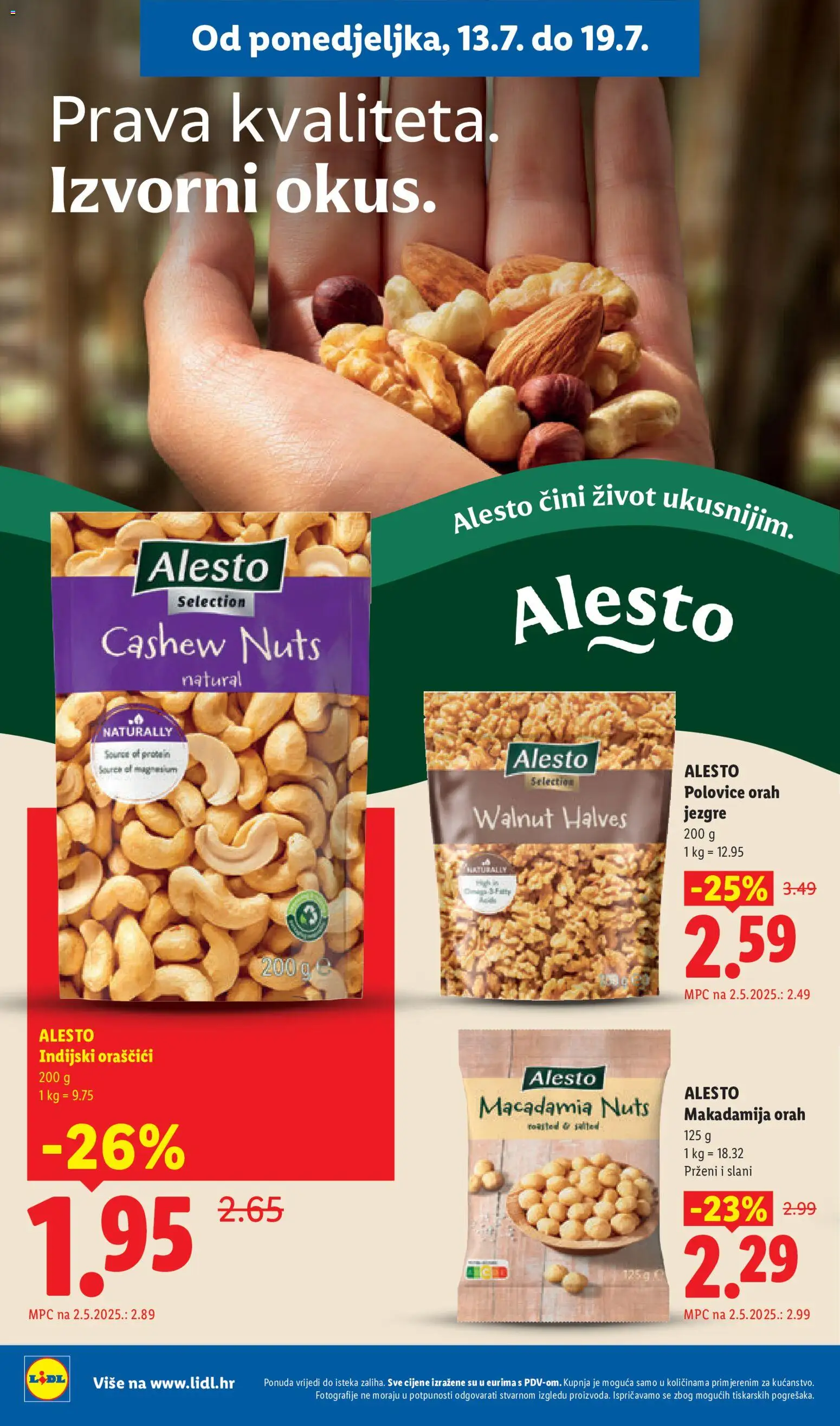 Lidl katalog | vrijedi od 13.07.2026 | Stranica: 6 | Proizvodi: Orah