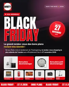 Darty - Prévisualisation de Darty Black Friday Avis valide à partir de 20/10/2026