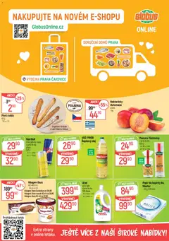 Náhled letáku Globus leták od 24.06.2026 | Strana: 2 | Produkty: Prací gel, Rohlík, Řepkový olej, Plech