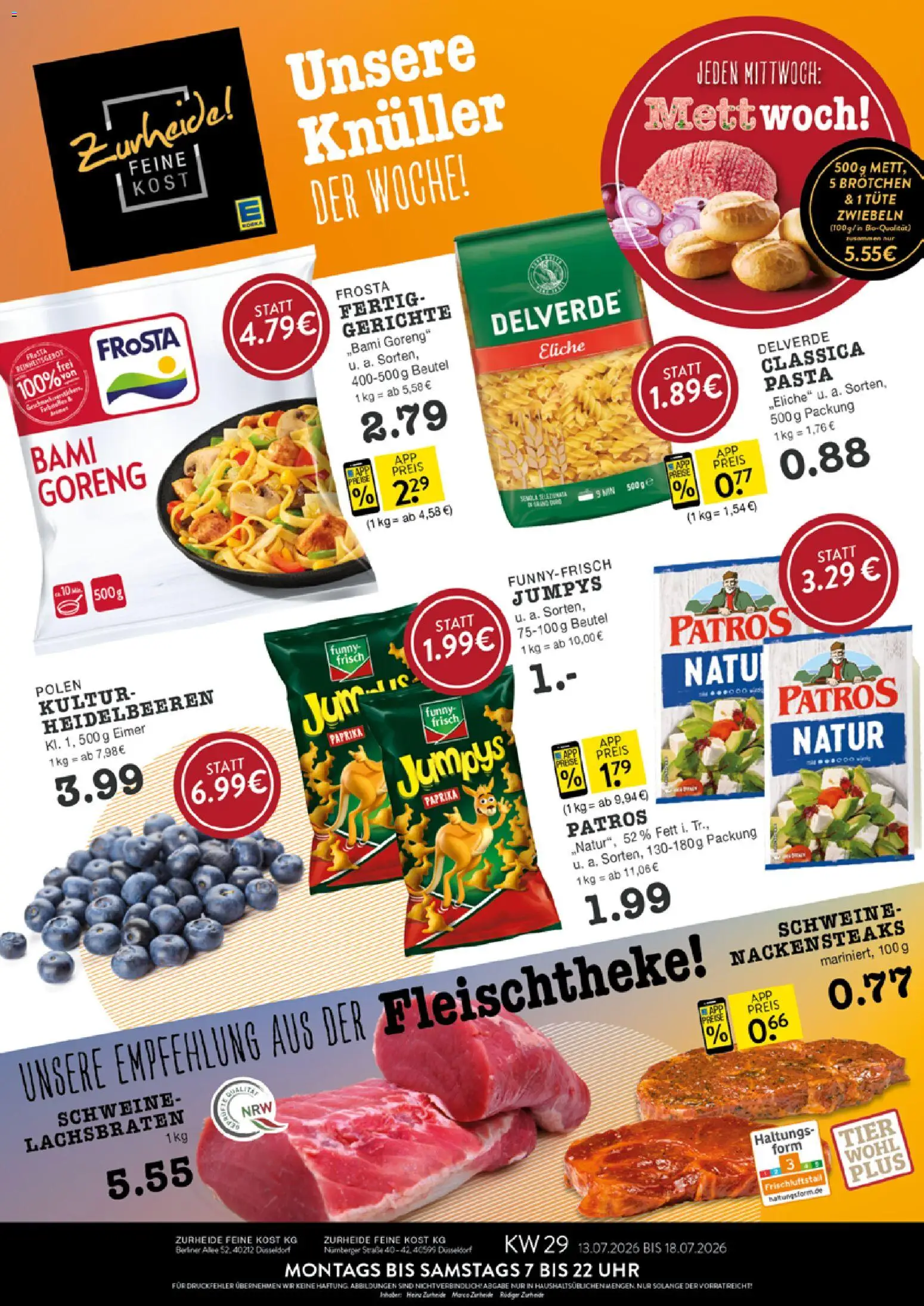 Edeka Zurheide Prospekt – gültig ab 13.07.2026 | Seite: 1