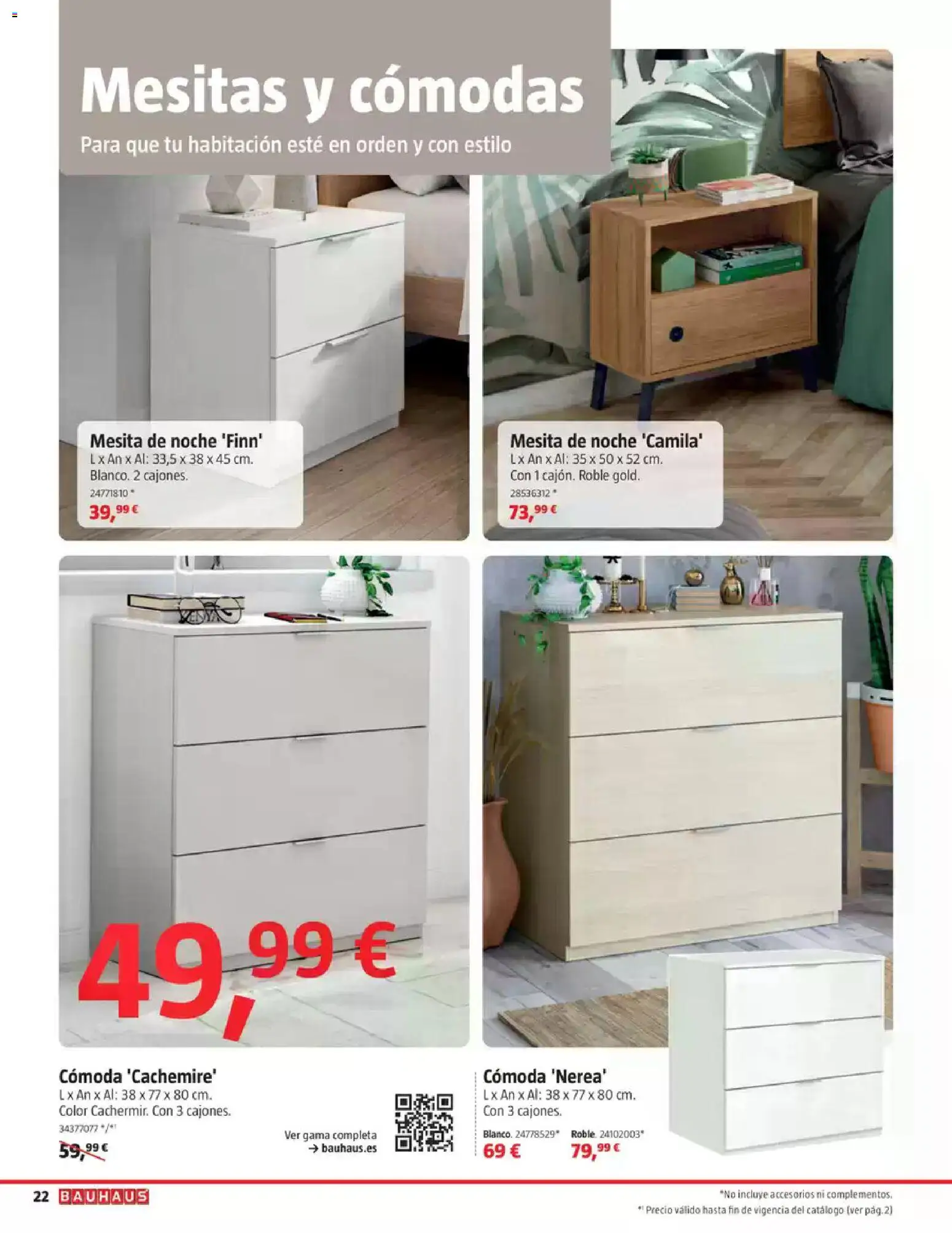 Bauhaus Ordenación │ válido desde el 18/08/2026 | Página: 22 | Productos: Cómoda