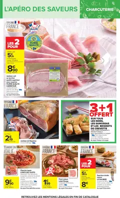 Carrefour - Prévisualisation de Carrefour catalogue valide à partir de 09.06.2026 | Page: 43 | Produits: Plateau, Crevette, Jambon, Saucisse