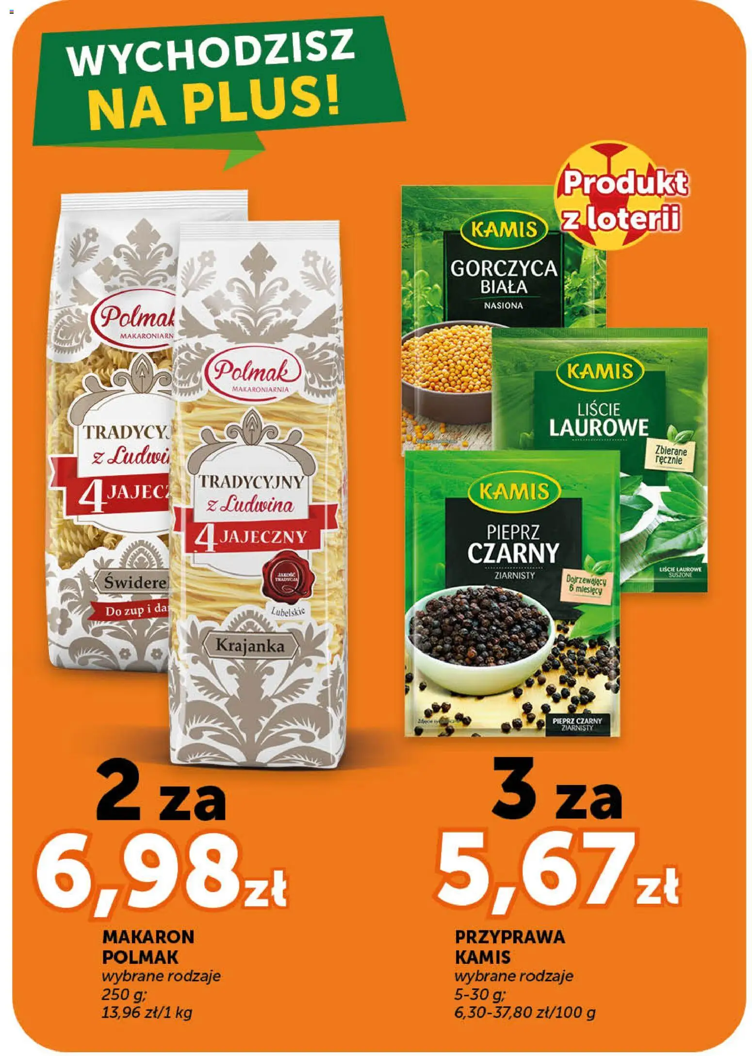 Euro Sklep gazetka od 18.06.2026 | Strona: 22 | Produkty: Gorczyca, Nasiona, Makaron, Pieprz