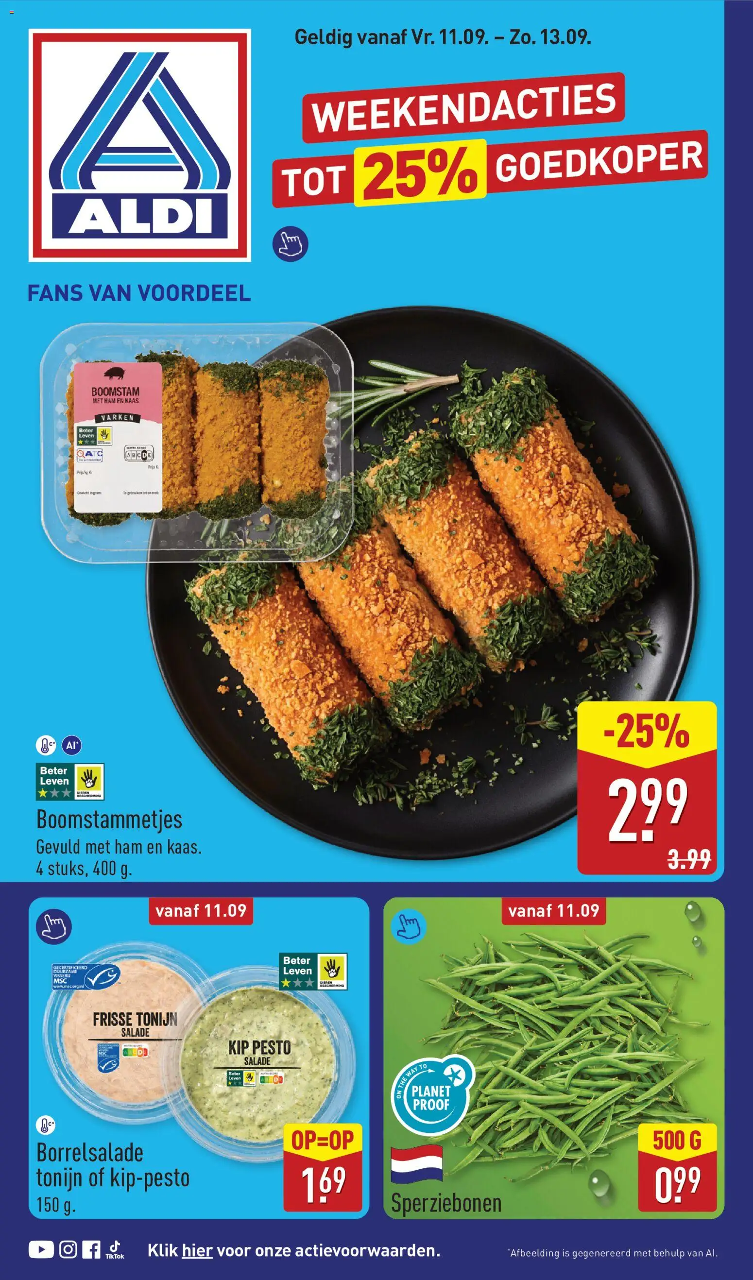{H1} | Pagina: 1 | Producten: Ham, Tonijn, Pesto, Kip