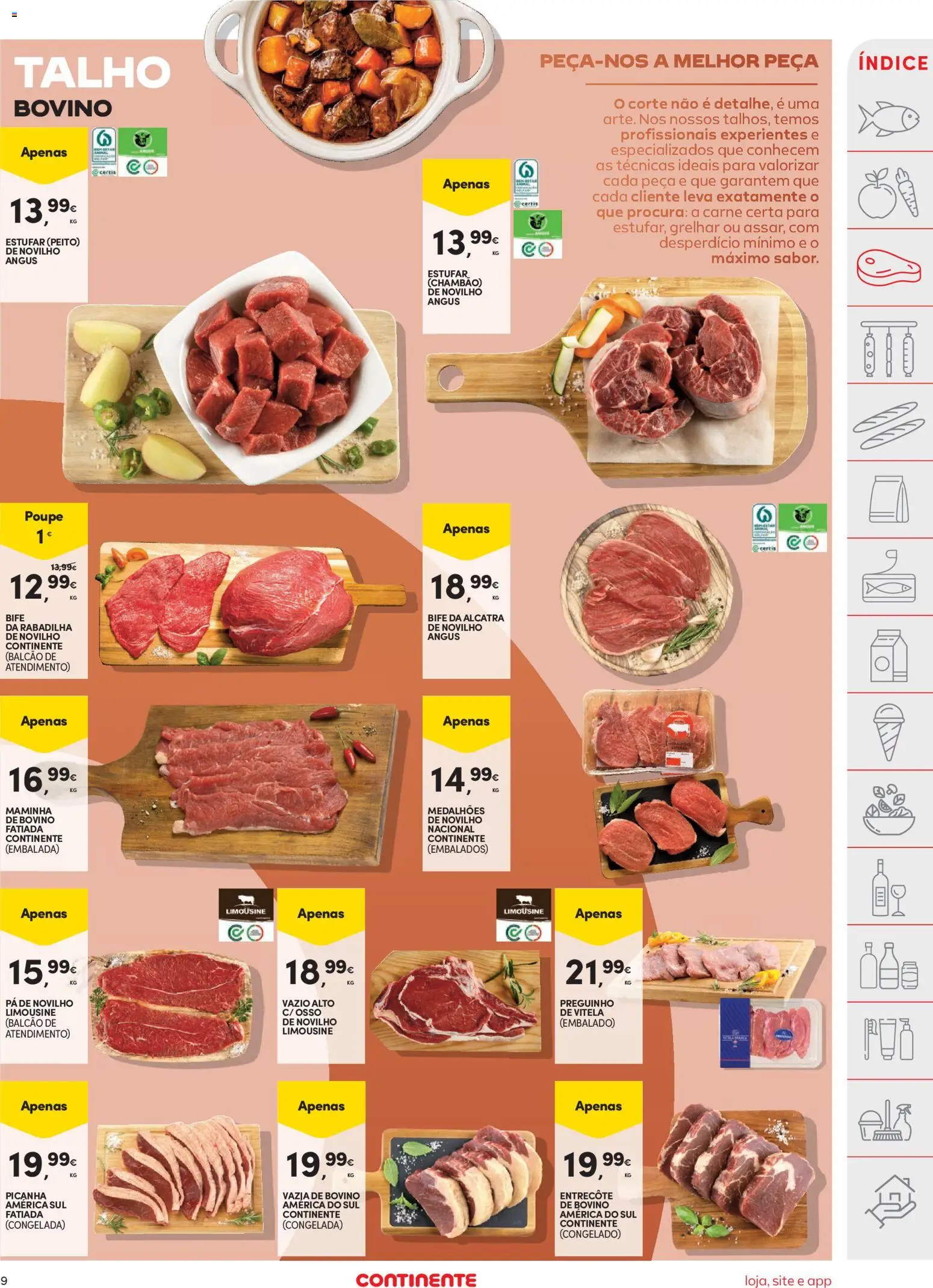 Continente folheto │ válido de 07/07/2026 | Página: 11 | Produtos: Vitela, Carne, Pá