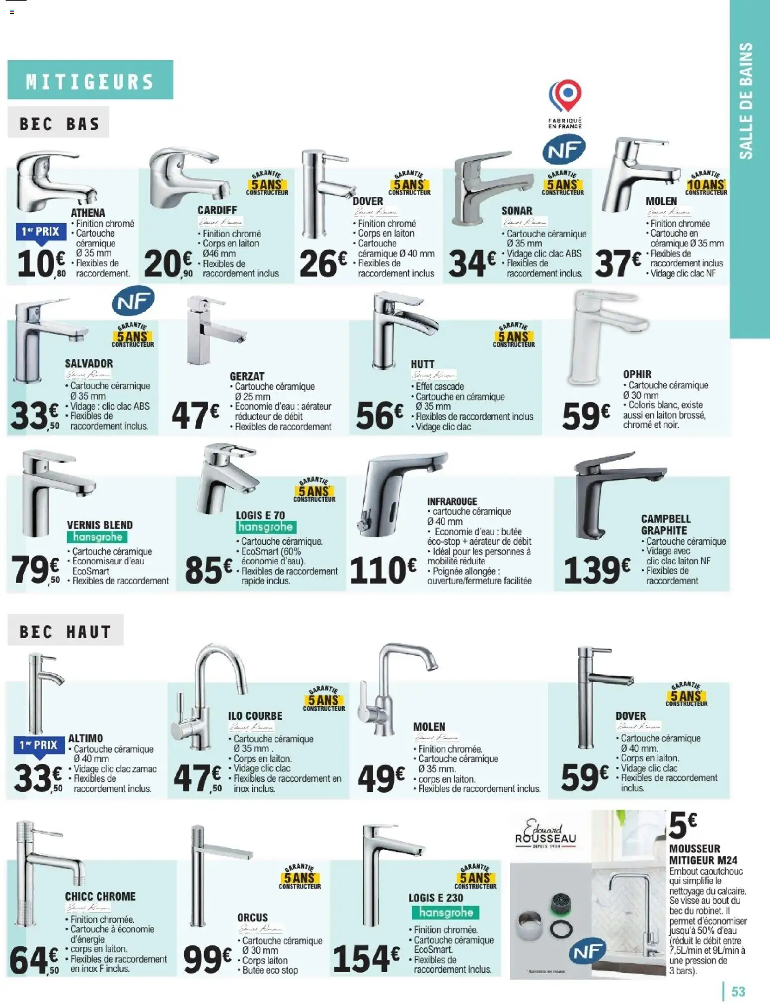 {H1} | Page: 53 | Produits: Cascade, Cartouche