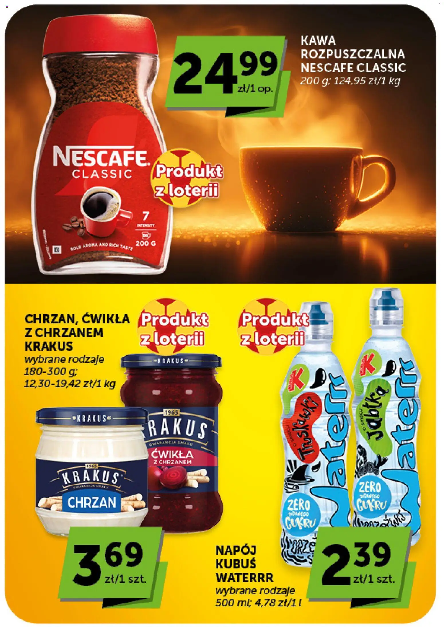 Euro Sklep gazetka - Market od 09.07.2026 | Strona: 8 | Produkty: Nescafe, Chrzan, Kawa