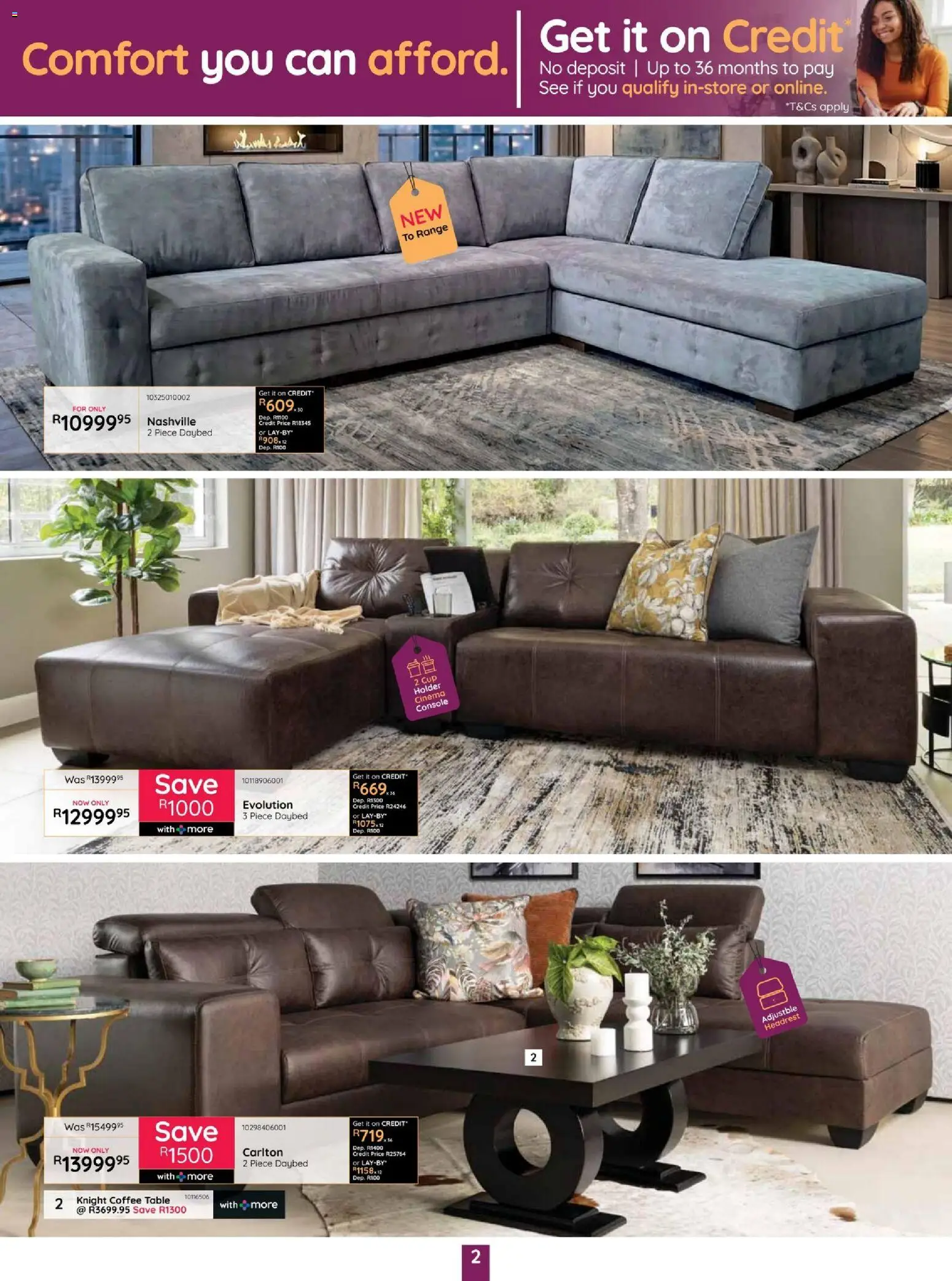 New Bradlows catalogue – valid from 17/09/2026 | Page: 2 | Products: Coffee table, Table, Coffee