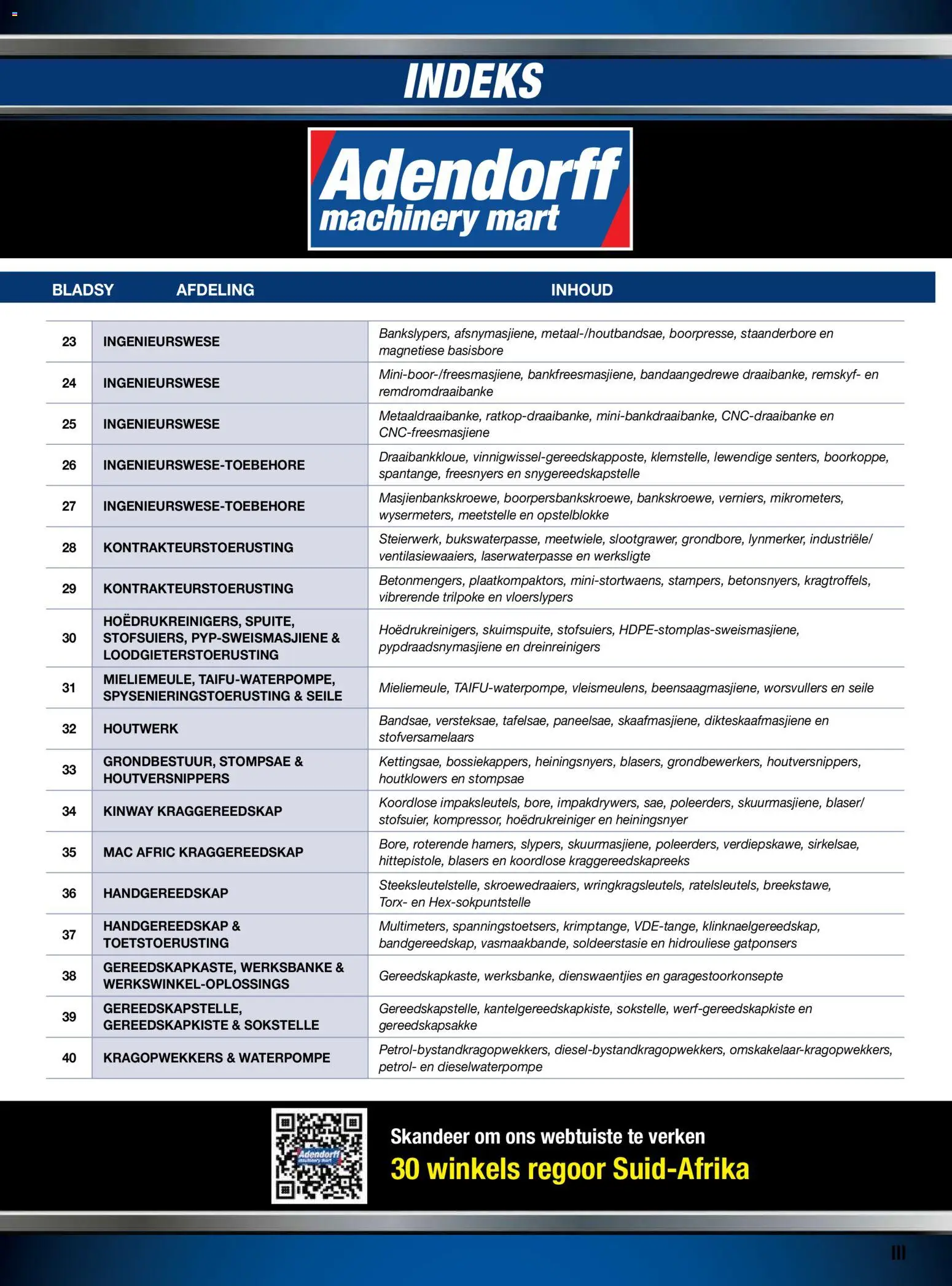 New Adendorff catalogue – valid from 01/10/2026 | Page: 3