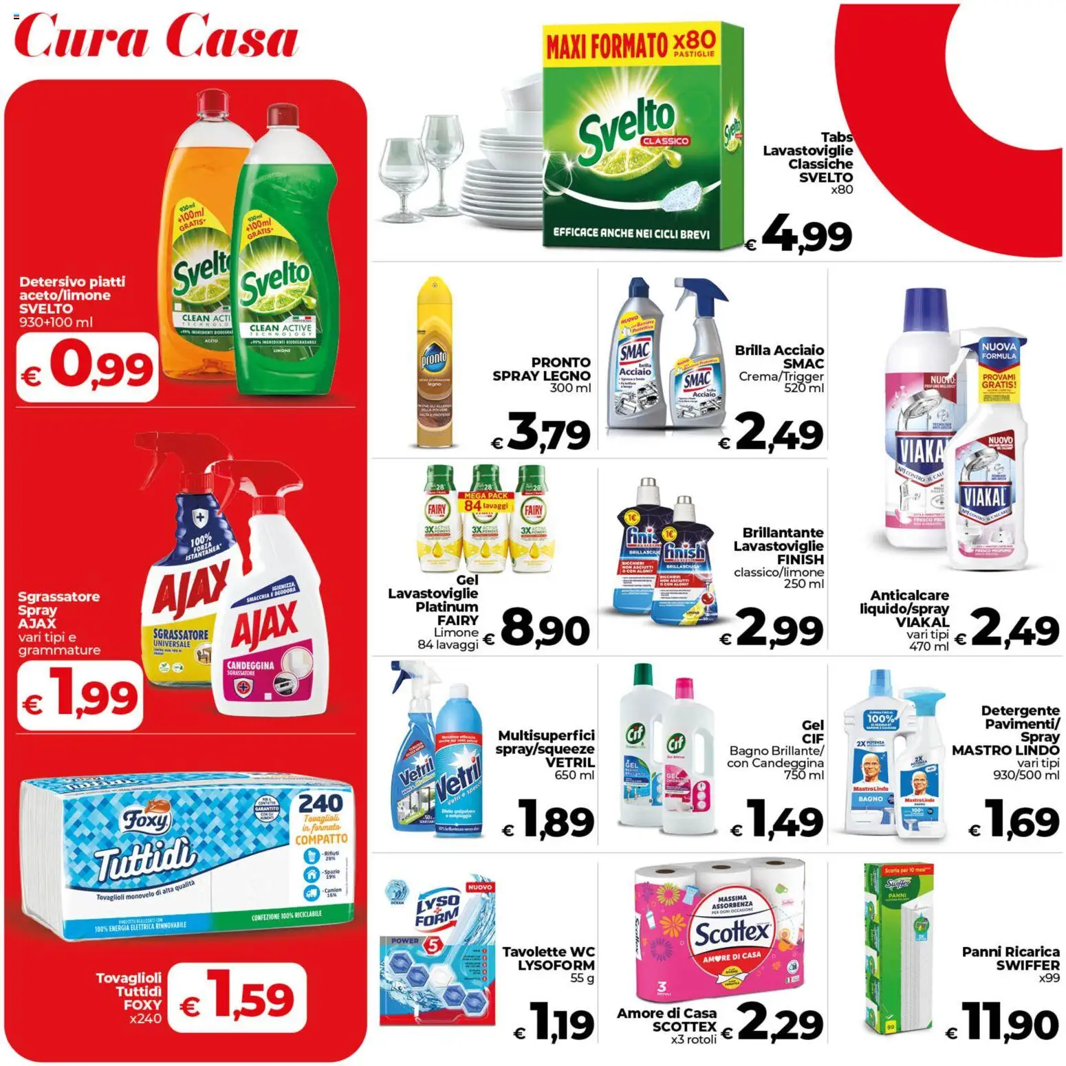 Volantino COOP del 04.06.2026 | Pagina: 28 | Prodotti: Sgrassatore, Lavastoviglie, WC, Bagno