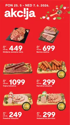 Matijevic katalog - pregled Matijevic kataloga - važi od 25.05.2026 | Strana: 9 | Proizvode: Mast, Svinjska mast, Kobasica