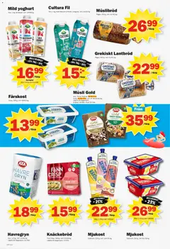 Pekås erbjudanden - Förhandsvisning av reklamblad från butik Pekås aktuell från 29/06/2026 | Sida: 2 | Produkter: Bacon, Knäckebröd, Mjukost, Hallon