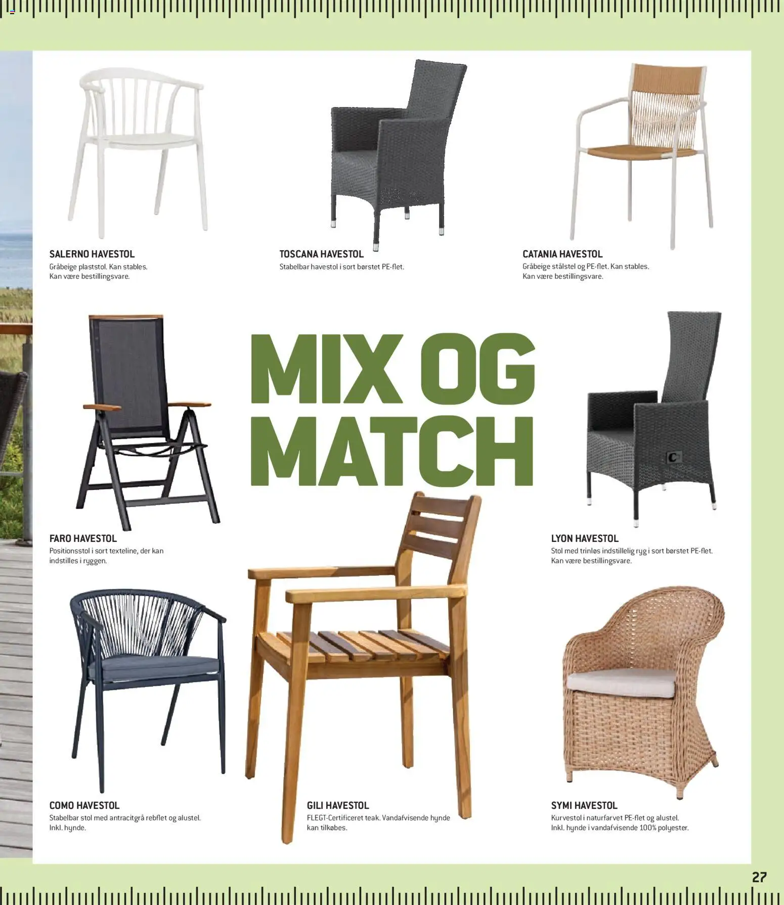XL-BYG tilbudsavis – gyldig fra 08.01.2026 | Side: 27 | Produkter: Bord, Stol