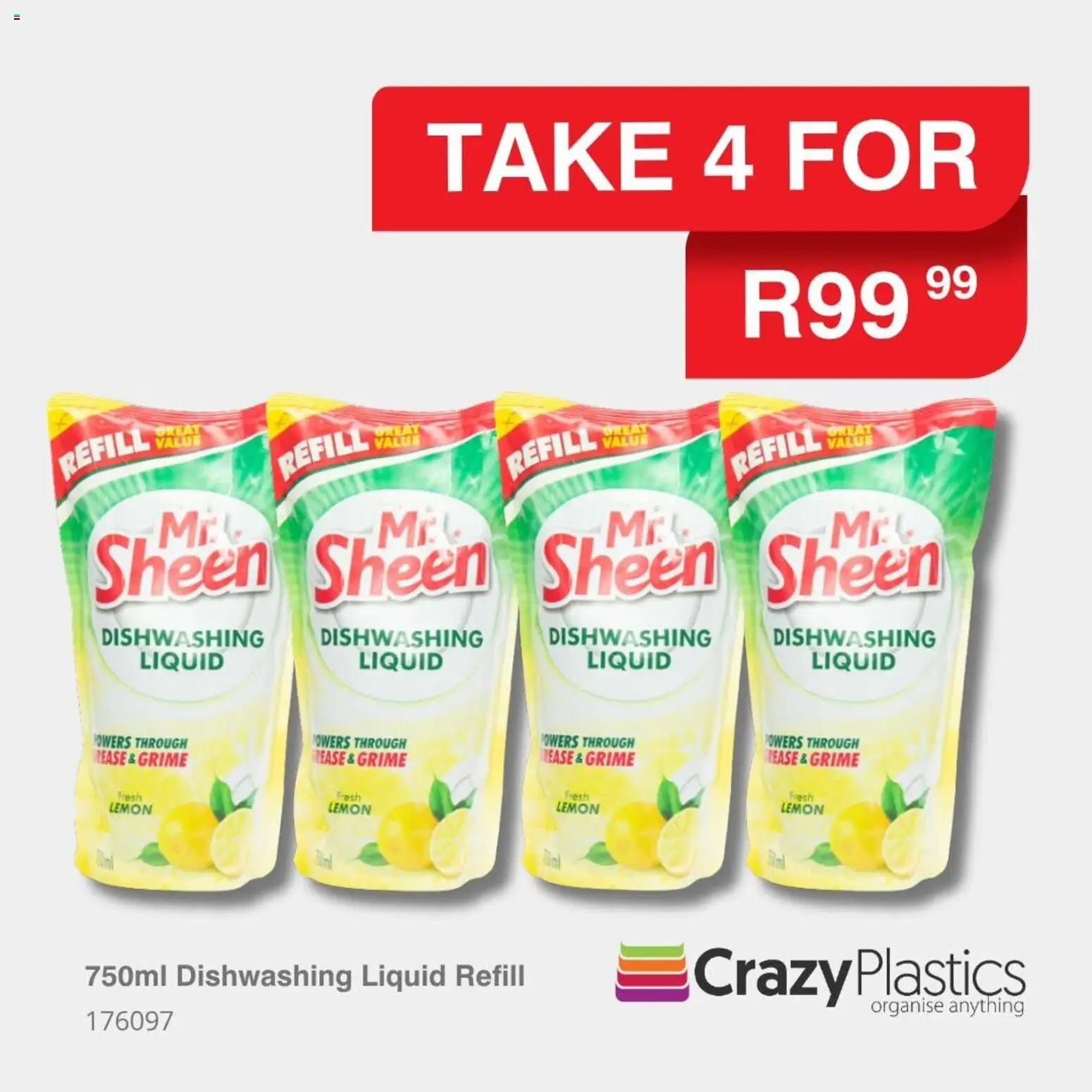 New Crazy Plastics catalogue – valid from 08.06.2026 | Page: 3 | Products: Lemon, Dishwashing liquid