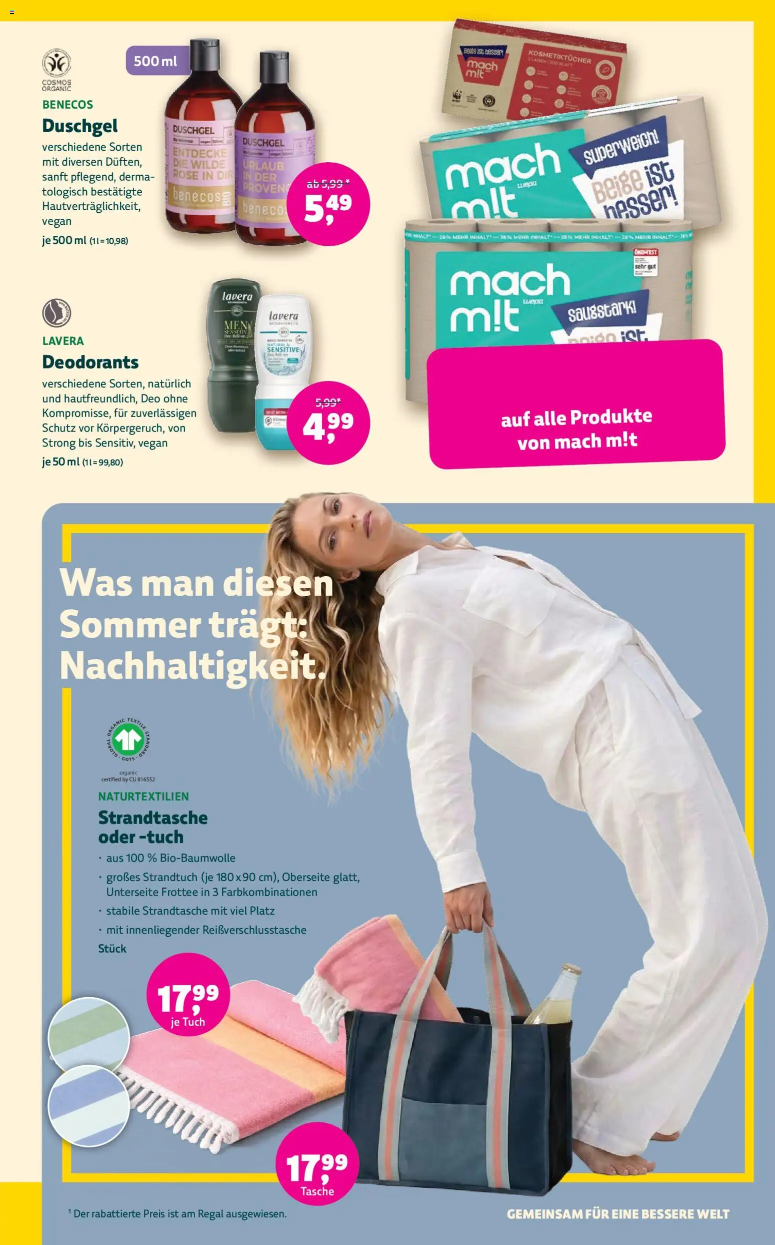 Denns BioMarkt Flugblatt gültig ab 03.06.2026 | Seite: 17 | Produkte: Tasche, Regal, Duschgel