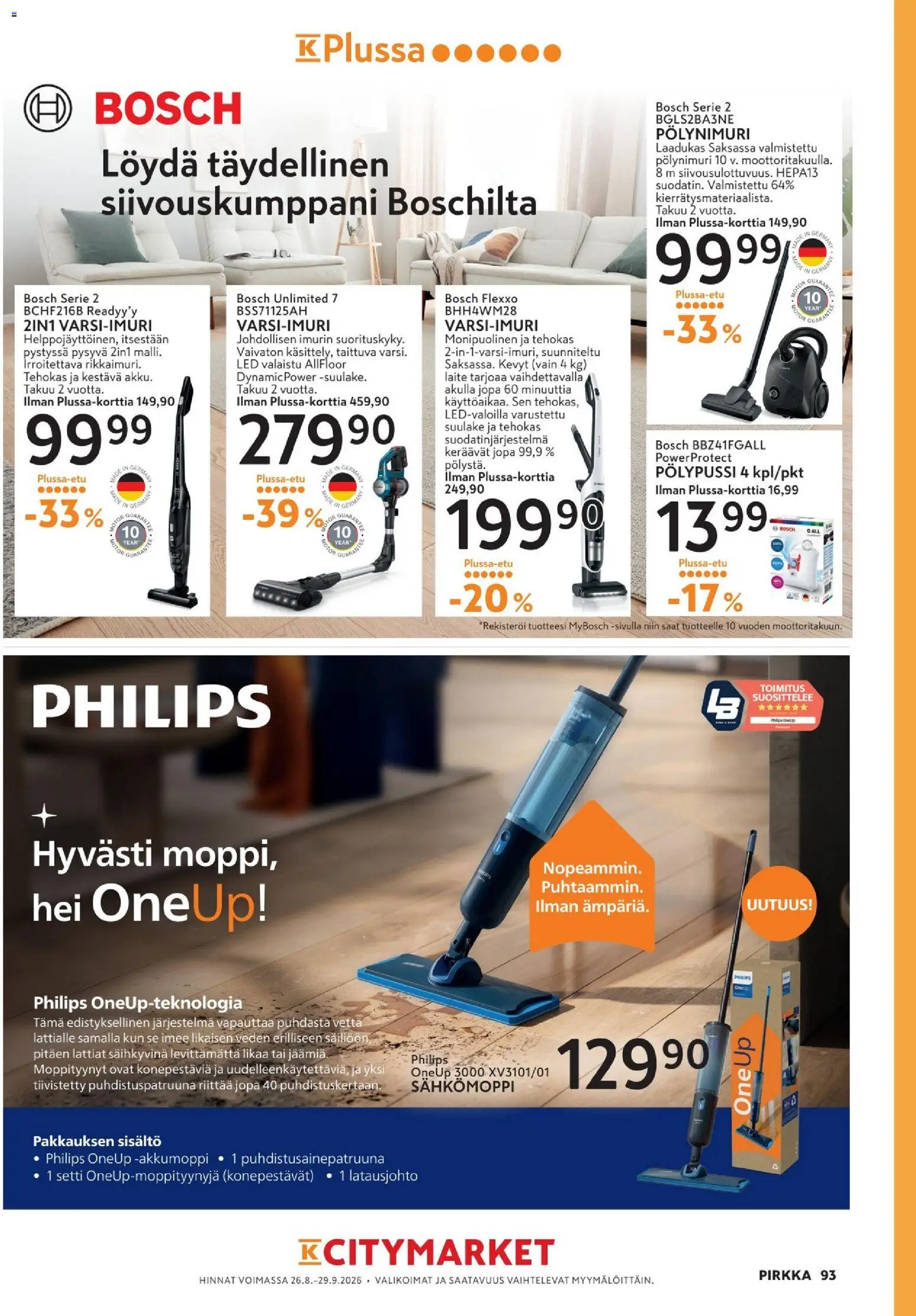 K-Market - Pirkka 9/2026 – voimassa 26/08/2026 alkaen | Sivu: 93