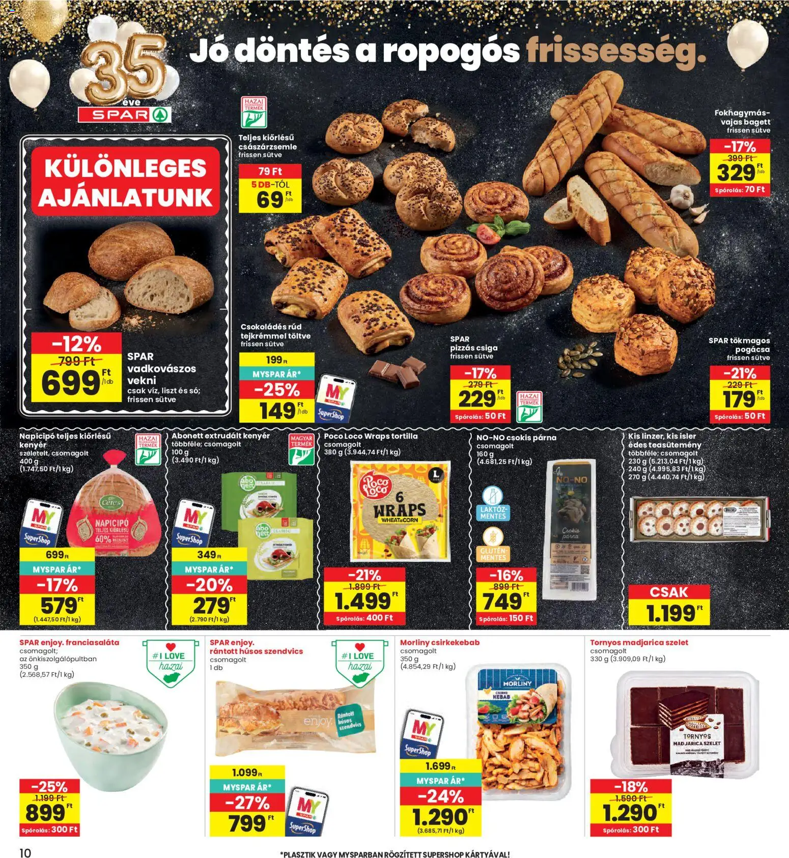 Interspar akciós ujság - amely érvényes a következő dátumtól: 2026.07.02. | Oldal: 10