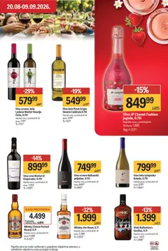 Maxi katalog Tako povoljnije - pregled Maxi kataloga - važi od 20.08.2026 | Strana: 47 | Proizvode: Viski, Ballantine's, Belo vino, Vino