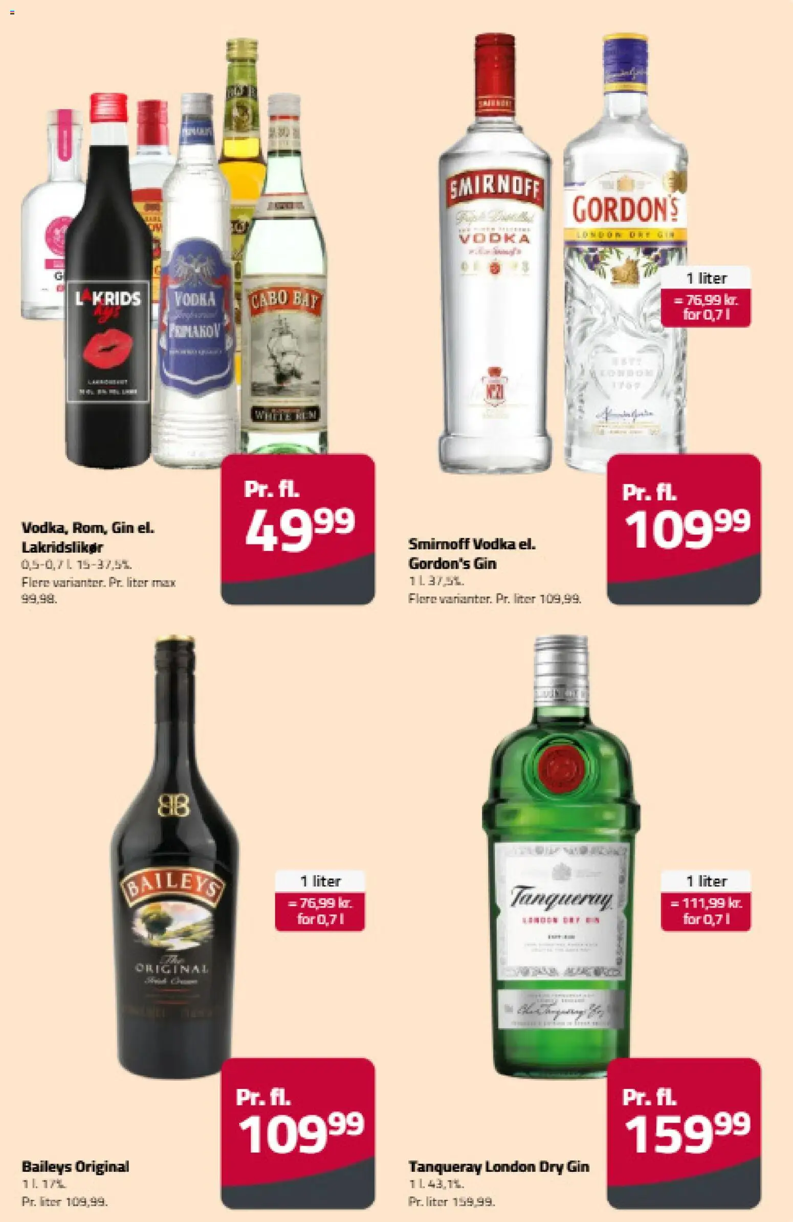 Fleggaard tilbudsavis – gyldig fra 05/08/2026 | Side: 15 | Produkter: Nuggets de frango, Gin, Vodka, Lakrids