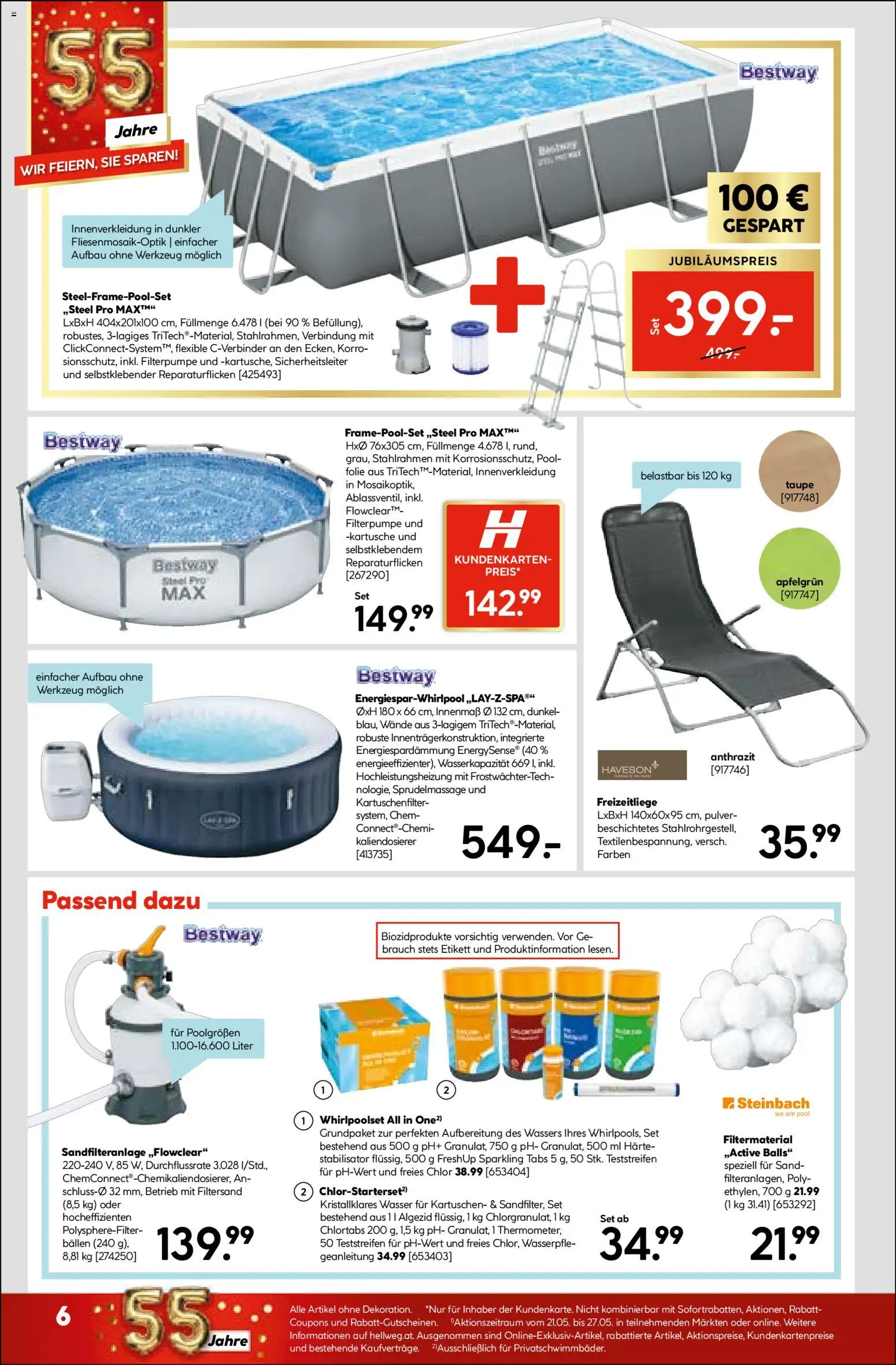 HELLWEG Flugblatt gültig ab 21.05.2026 | Seite: 6 | Produkte: Wasser