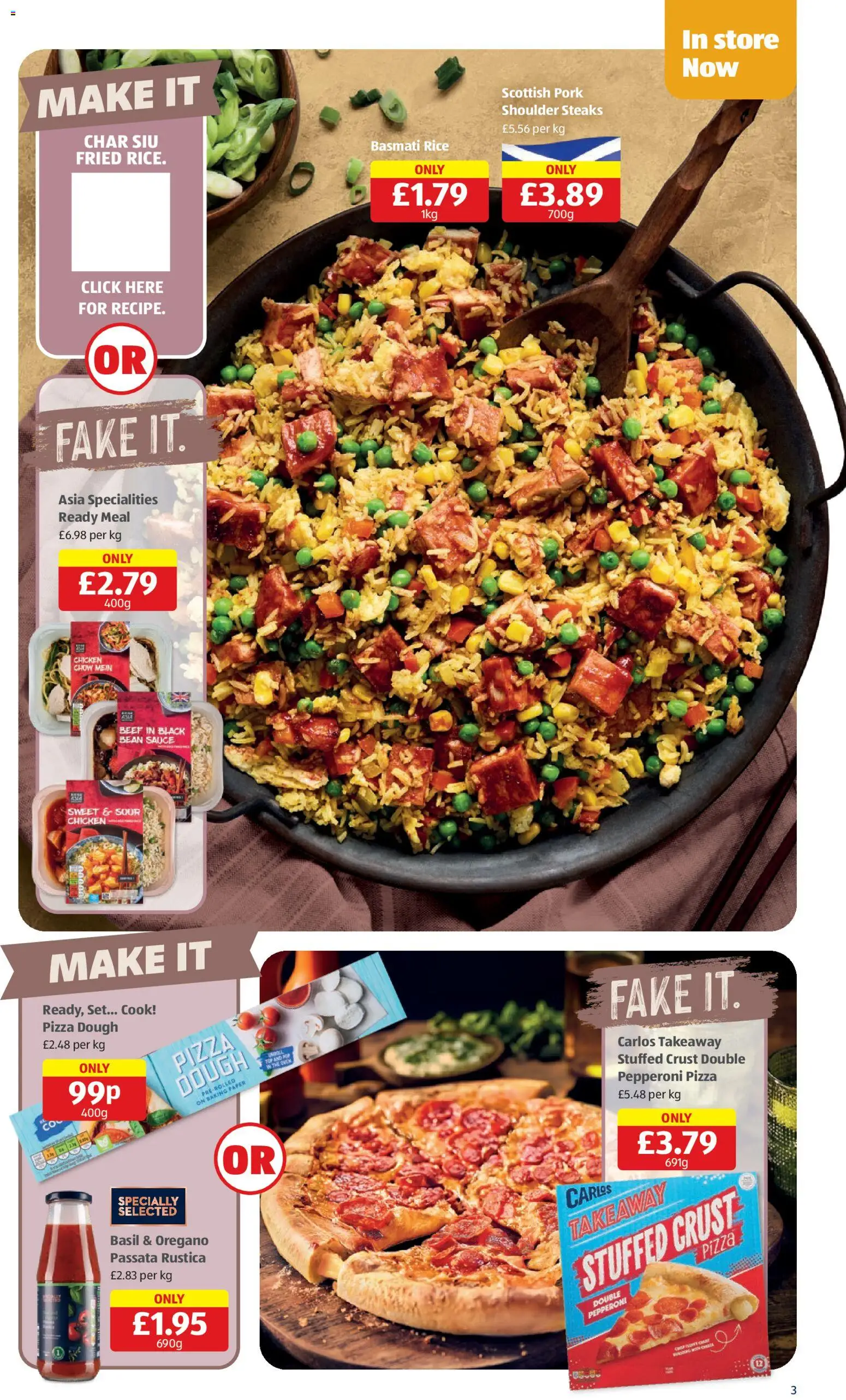 {H1} | Page: 3 | Products: Chicken, Dough, Pizza, Pork