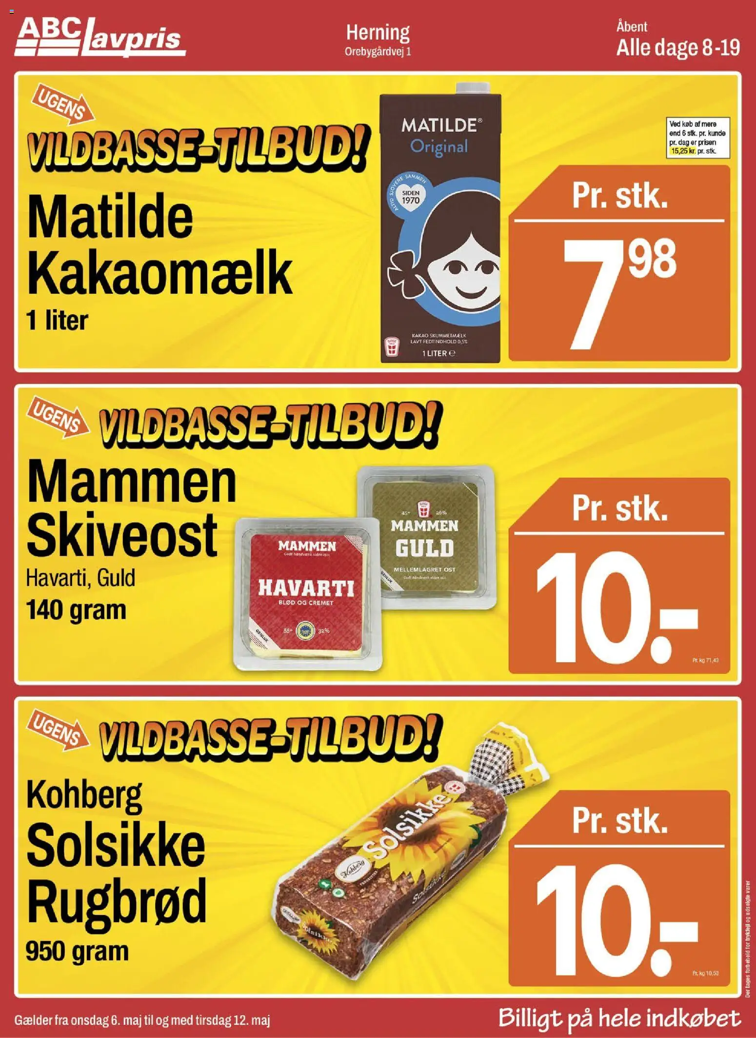 Abc Lavpris tilbudsavis – gyldig fra 06.05.2026 | Side: 1