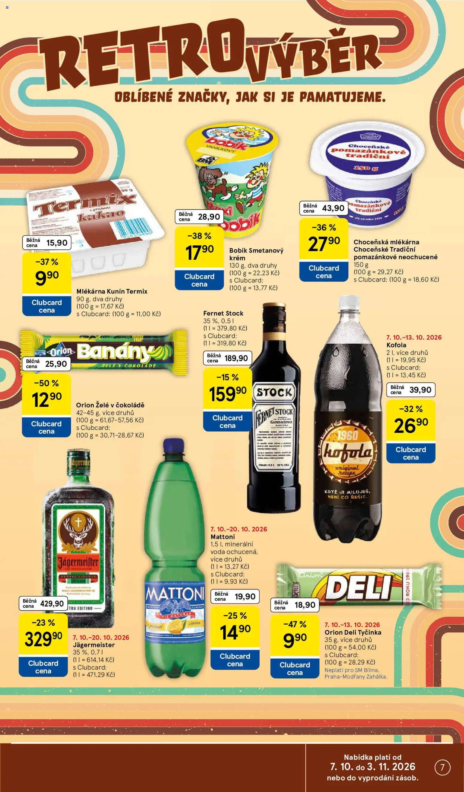 Tesco leták - Supermarket Nabídka ve značkové kvalitě od 07.10.2026 | Strana: 7