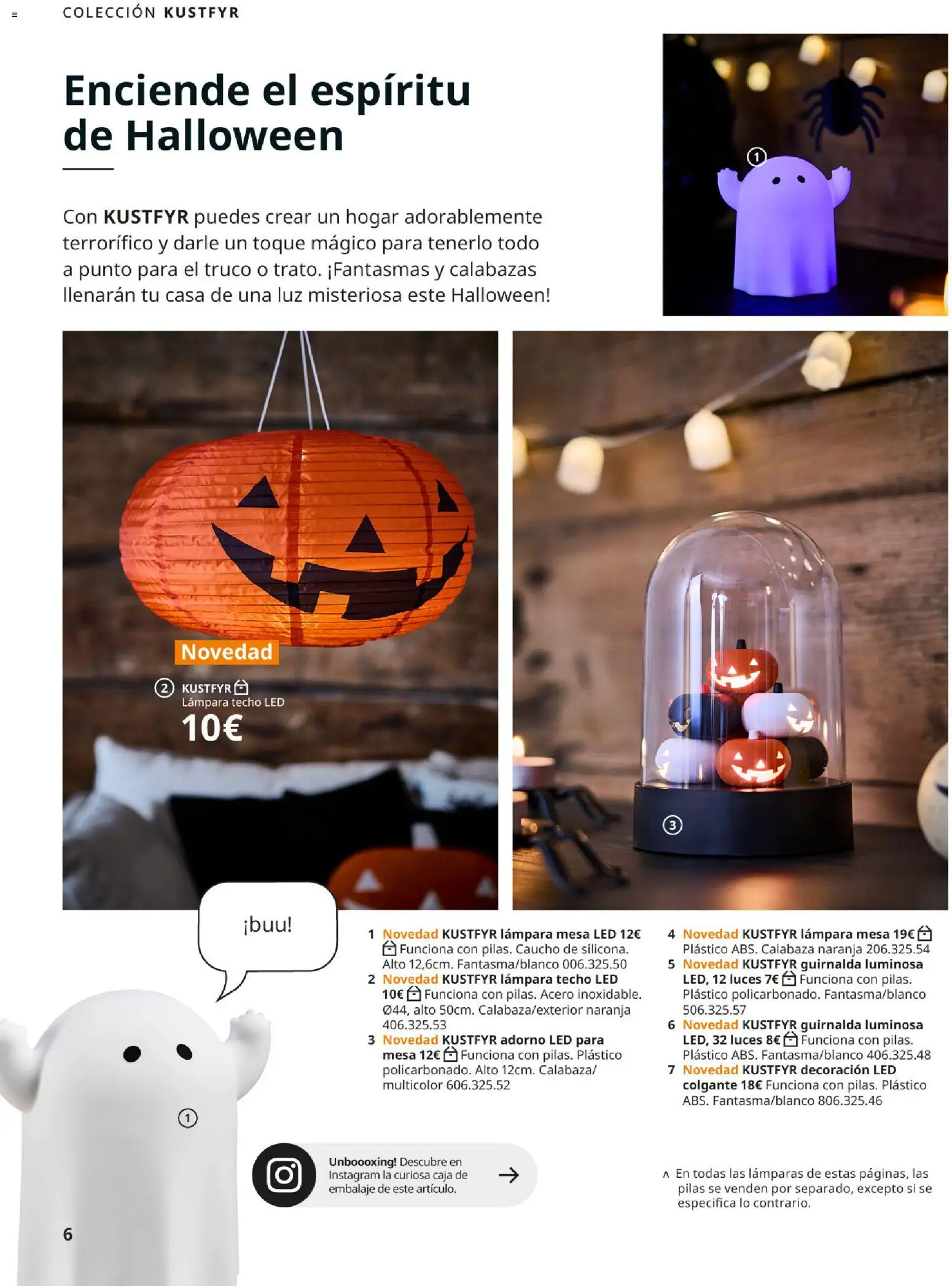 IKEA - Brochure colecciones │ válido desde el 25/08/2026 | Página: 6 | Productos: Calabaza, Mesa, Lámparas, Lámpara