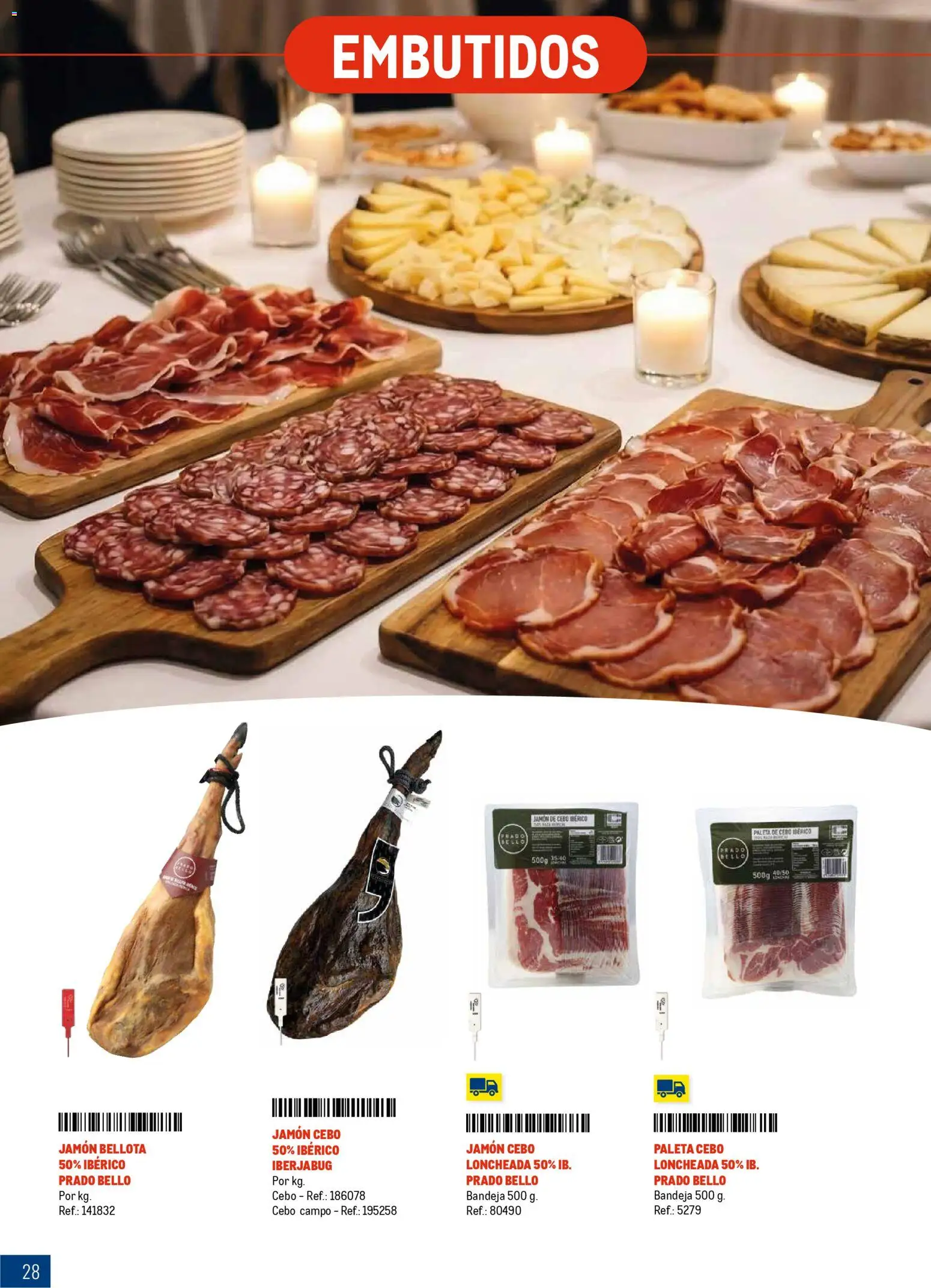 Makro Especial Catering Canarias │ válido desde el 16.03.2026 | Página: 28 | Productos: Jamón, Νυχτικό, Bandeja