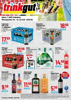 Trinkgut Prospekt Lindenberg ab 24.08.2026 gültig