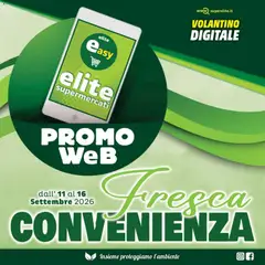 Anteprima del volantino Elite Supermercati volantino Promo Web valido a partire dal 11/09/2026