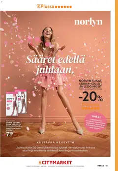 K-Citymarket-mainoslehti voimassa 06.05.2026 alkaen | Sivu: 93 | Tuotteet: Sukkahousut, Housut, Leggingsit