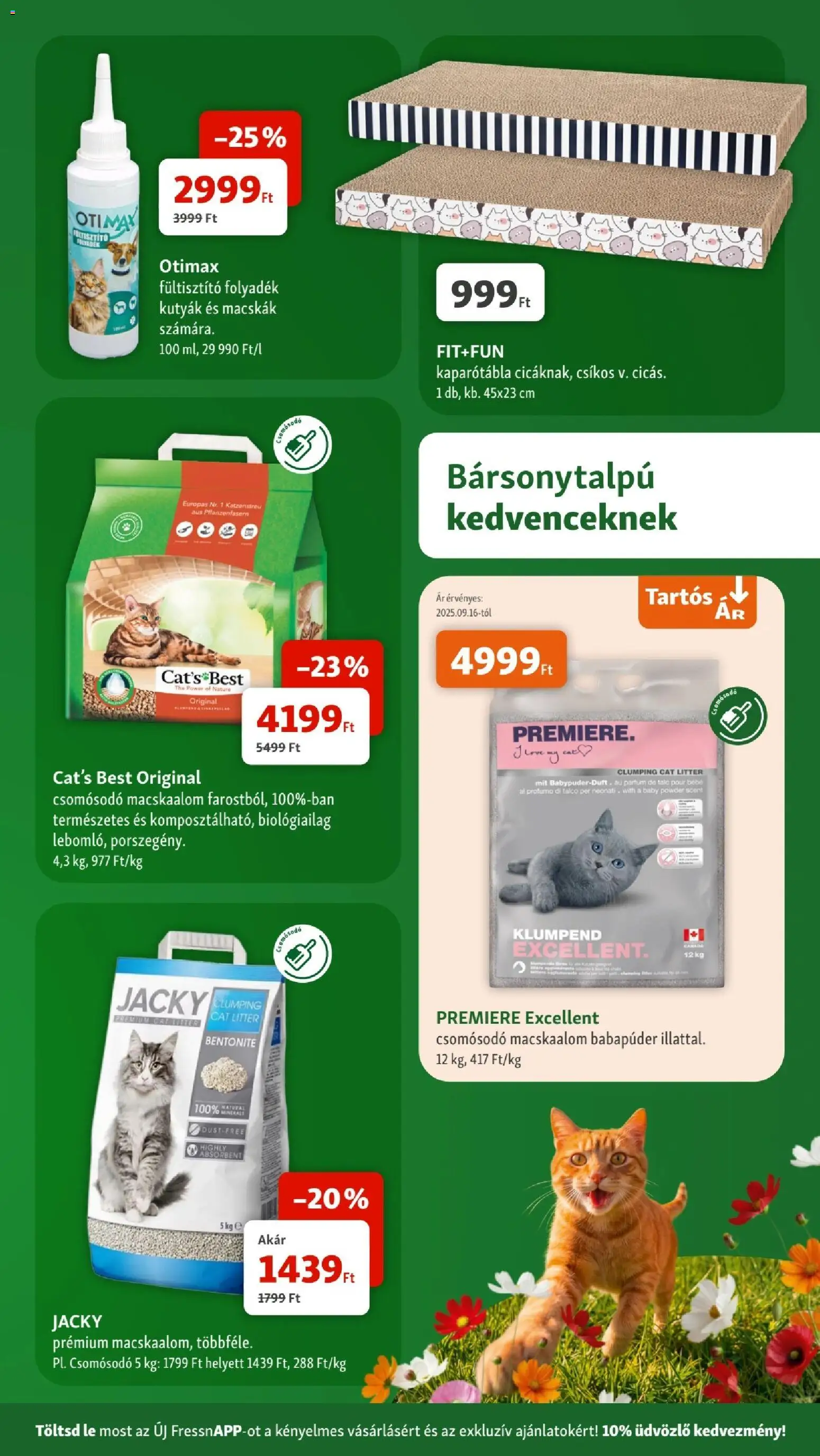Fressnapf akciós ujság - amely érvényes a következő dátumtól: 04.06.2026 | Oldal: 11