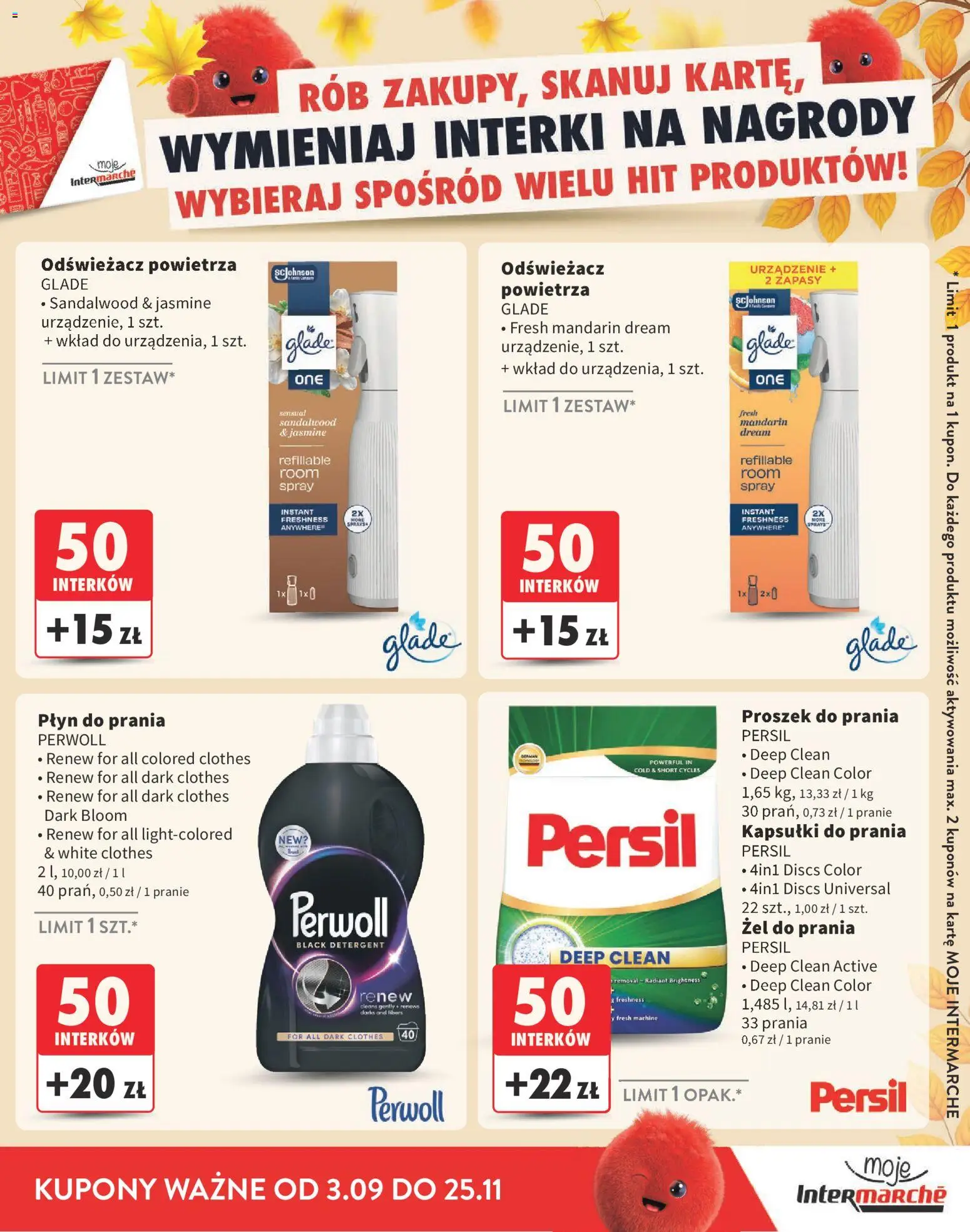 Intermarche gazetka - Interki od 03.09.2026 | Strona: 31 | Produkty: Proszek, Persil, Odświeżacz powietrza, Detergent