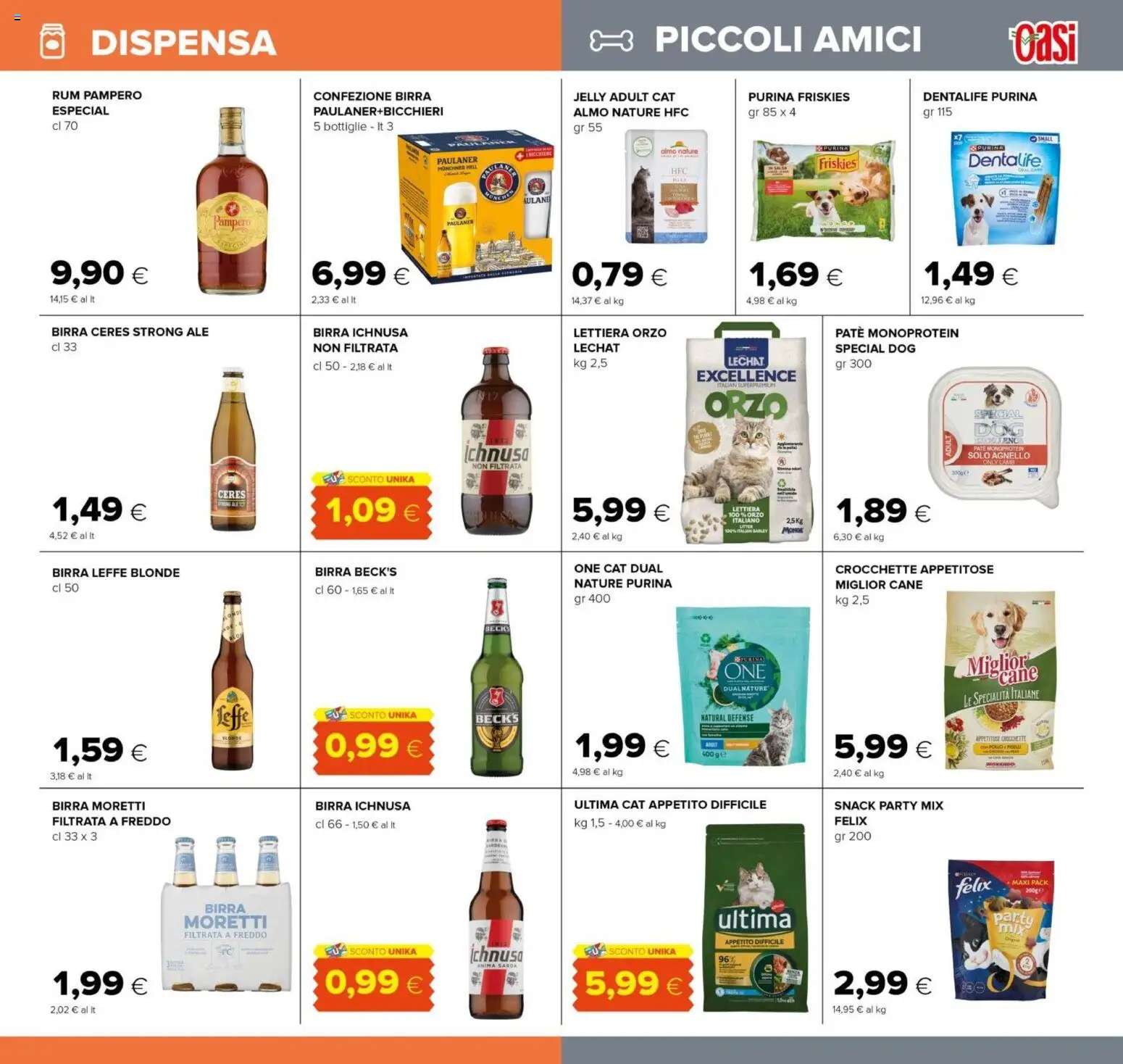 Volantino Oasi del 02/07/2026 | Pagina: 21 | Prodotti: Paté, Birra, Crocchette, Rum