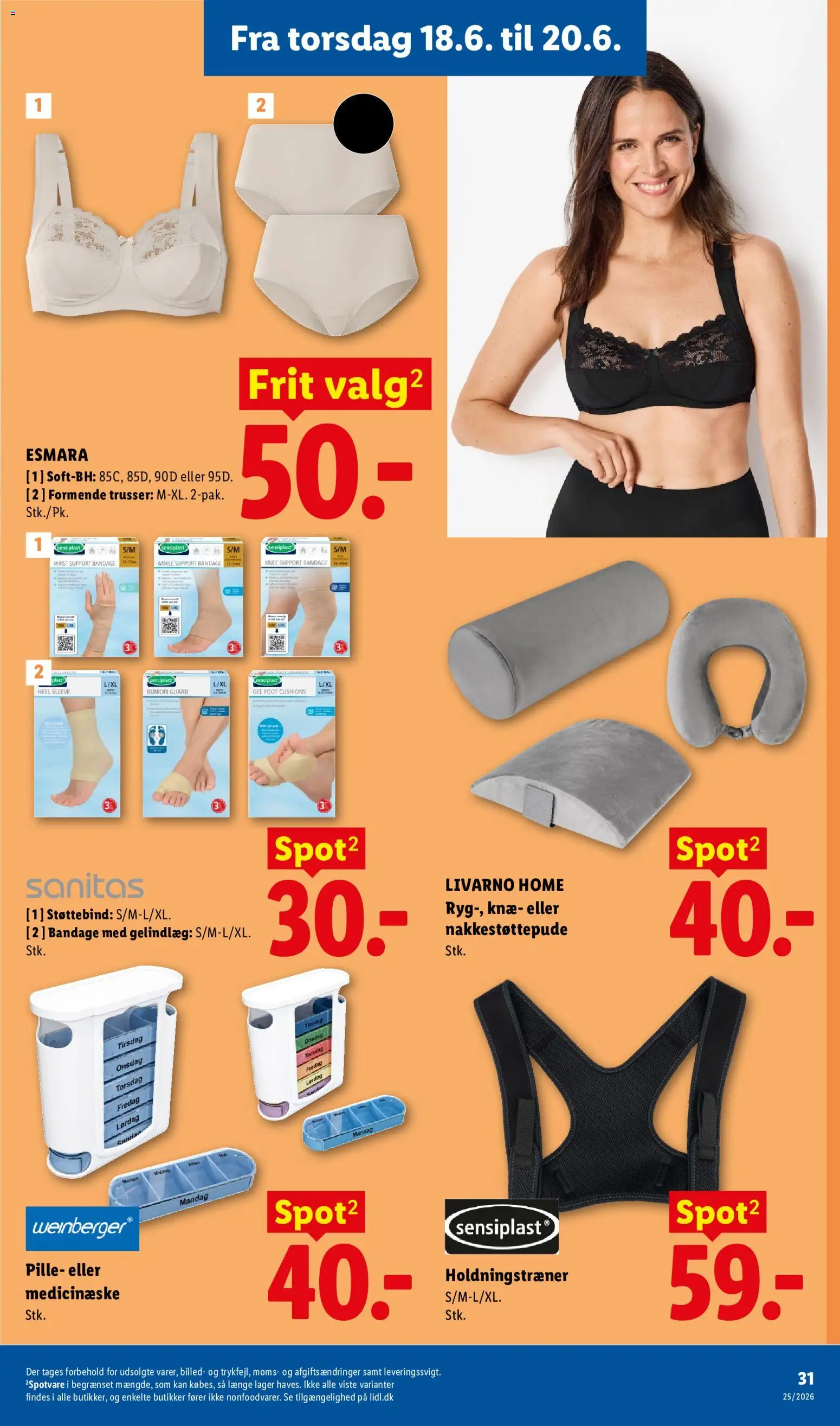 Lidl tilbudsavis – gyldig fra 18.06.2026 | Side: 11 | Produkter: Trusser, Søm