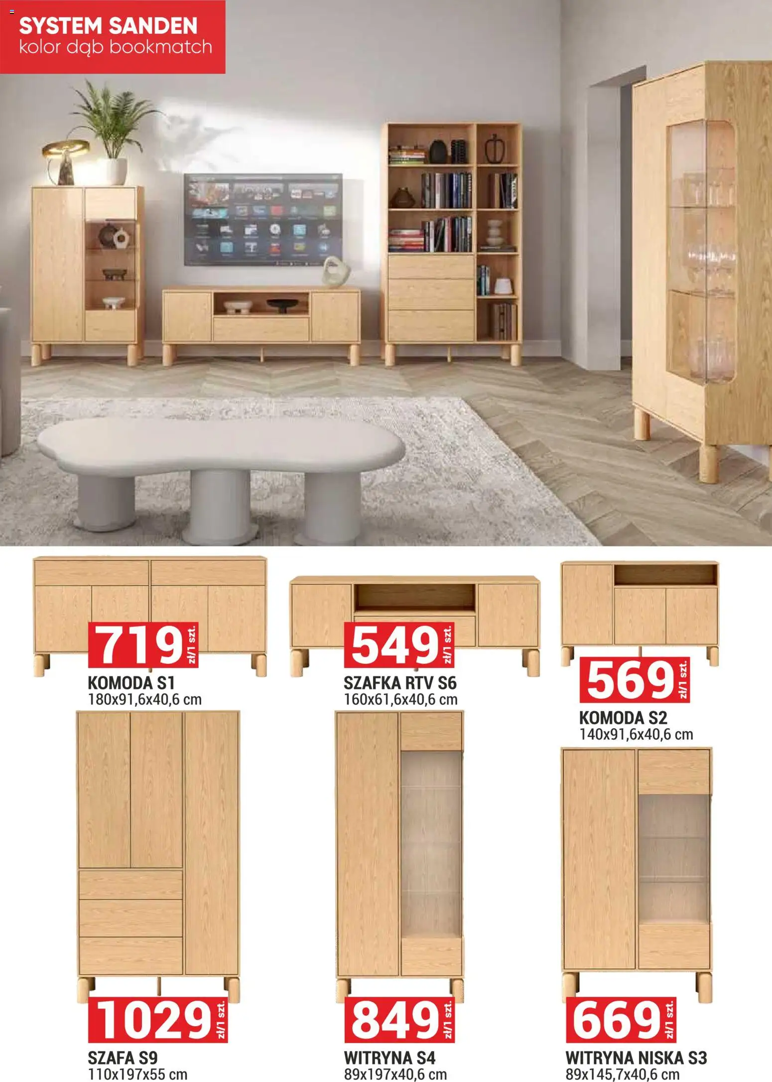 Merkury Market gazetka - Meble od 01.10.2026 | Strona: 28 | Produkty: Szafa, Komoda, szafka RTV, Witryna