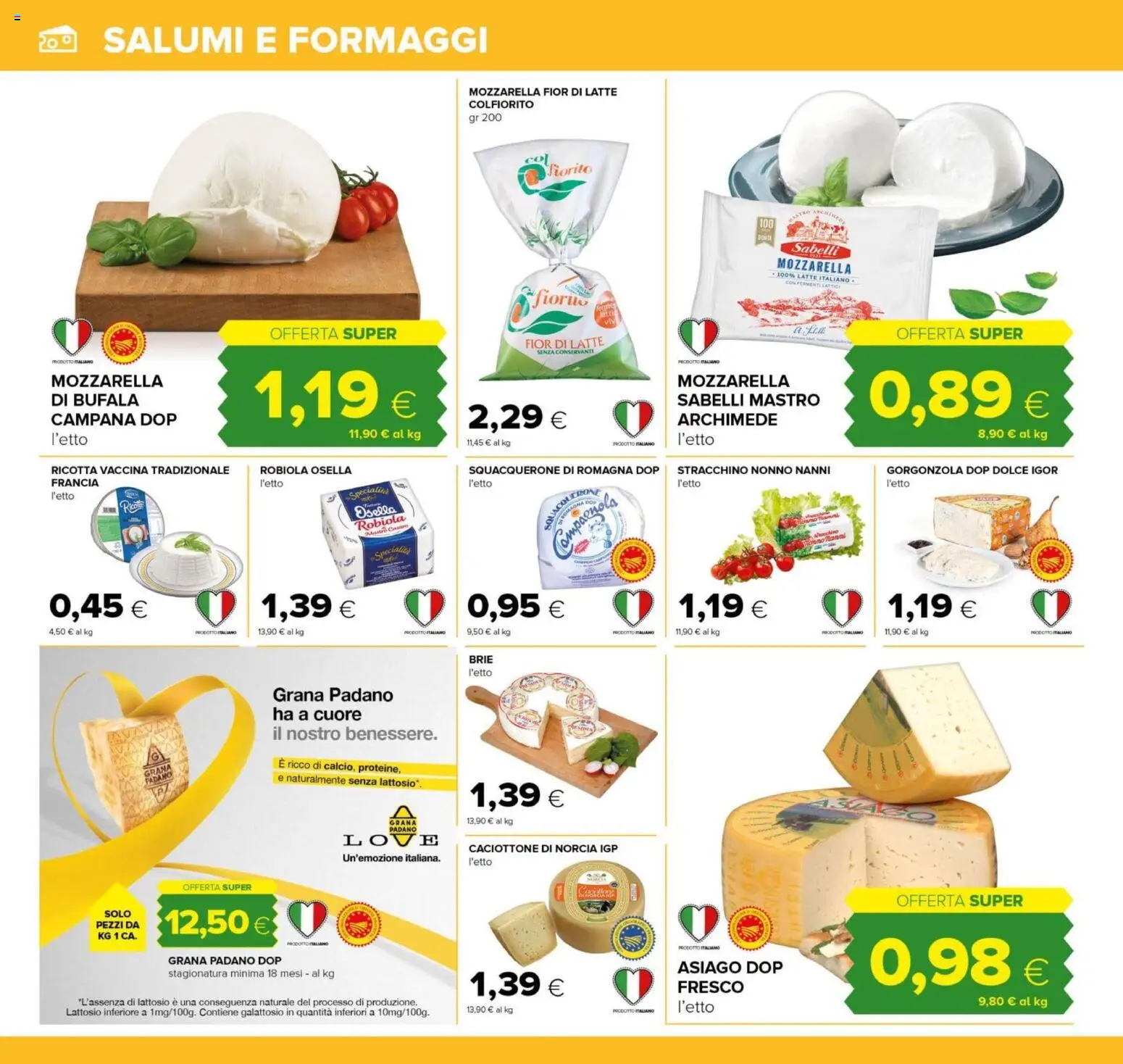 Volantino Tigre del 02/07/2026 | Pagina: 14 | Prodotti: Mozzarella, Stracchino, Ricotta, Robiola