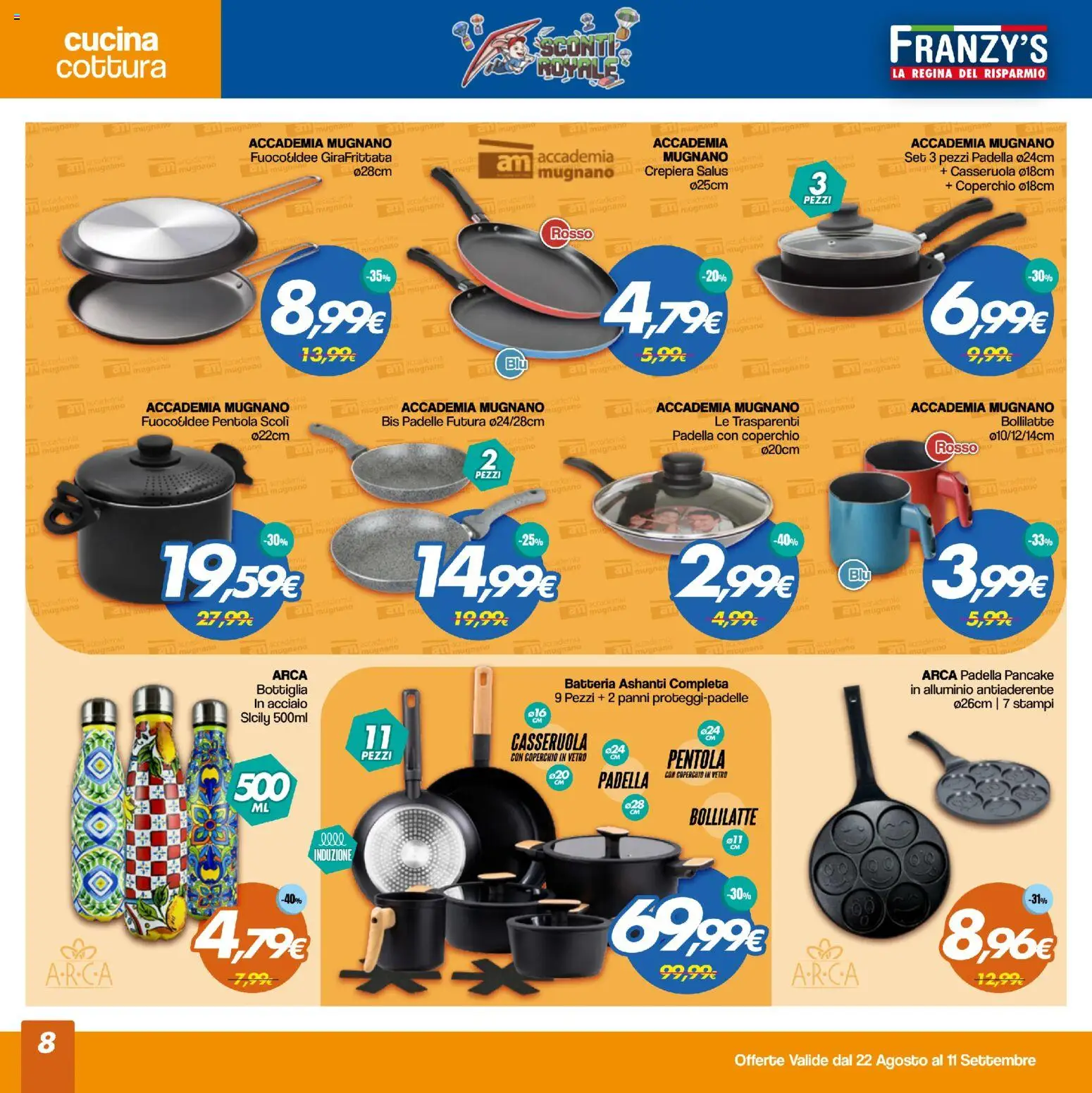 Volantino Franzy's del 22/08/2026 | Pagina: 8