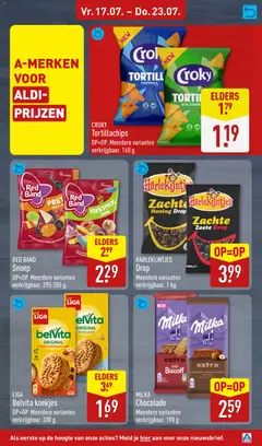 CROKY Tortillachips, OP=OP. Meerdere varianten verkrijgbaar. 160 g. - Voorbeeld van een folder van Aldi, geldig van 13-07-2026 | Pagina: 53
