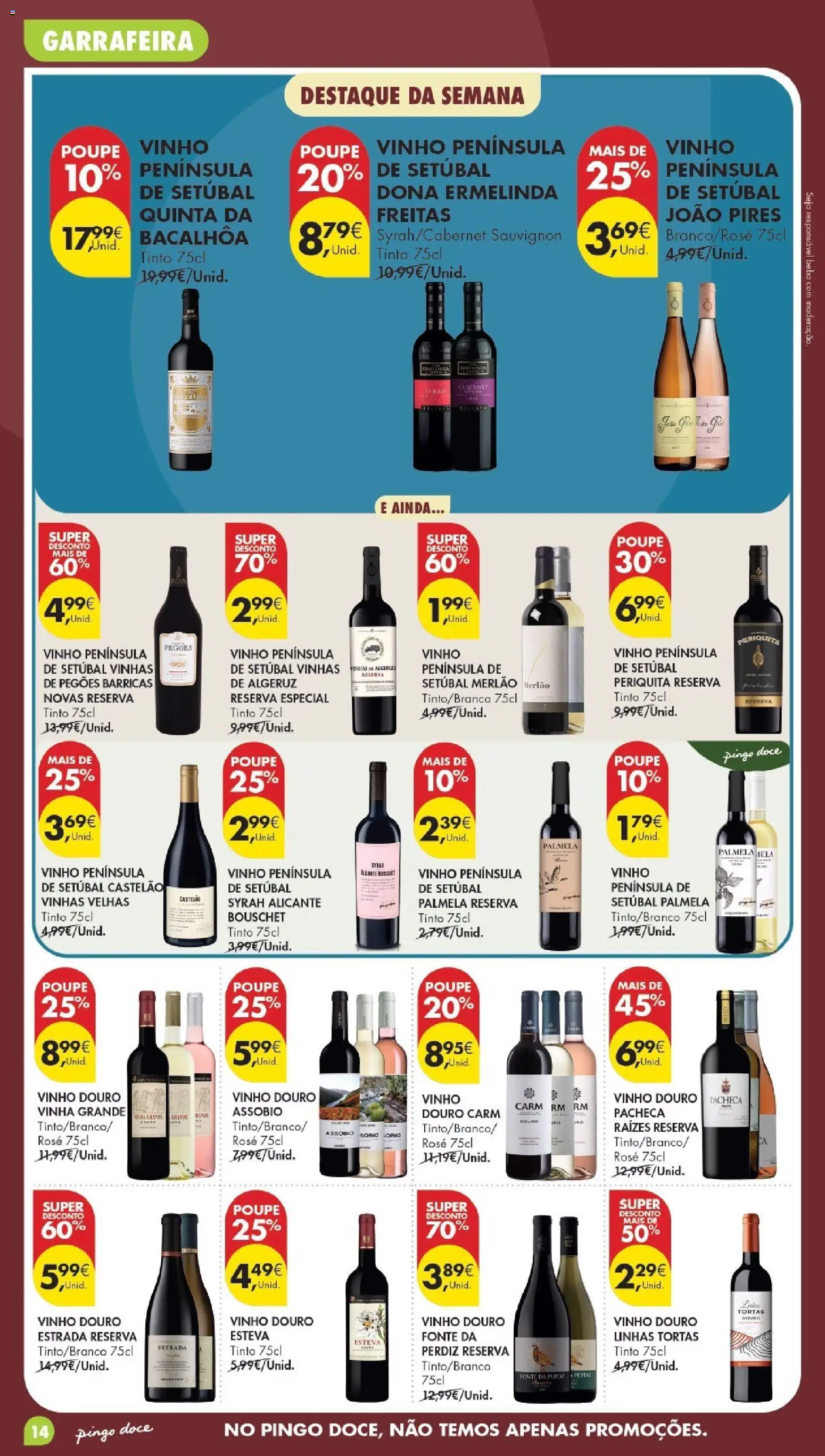 Pingo DocePoupe Esta Semana Madeira │ válido de 19.05.2026 | Página: 14 | Produtos: Vinho