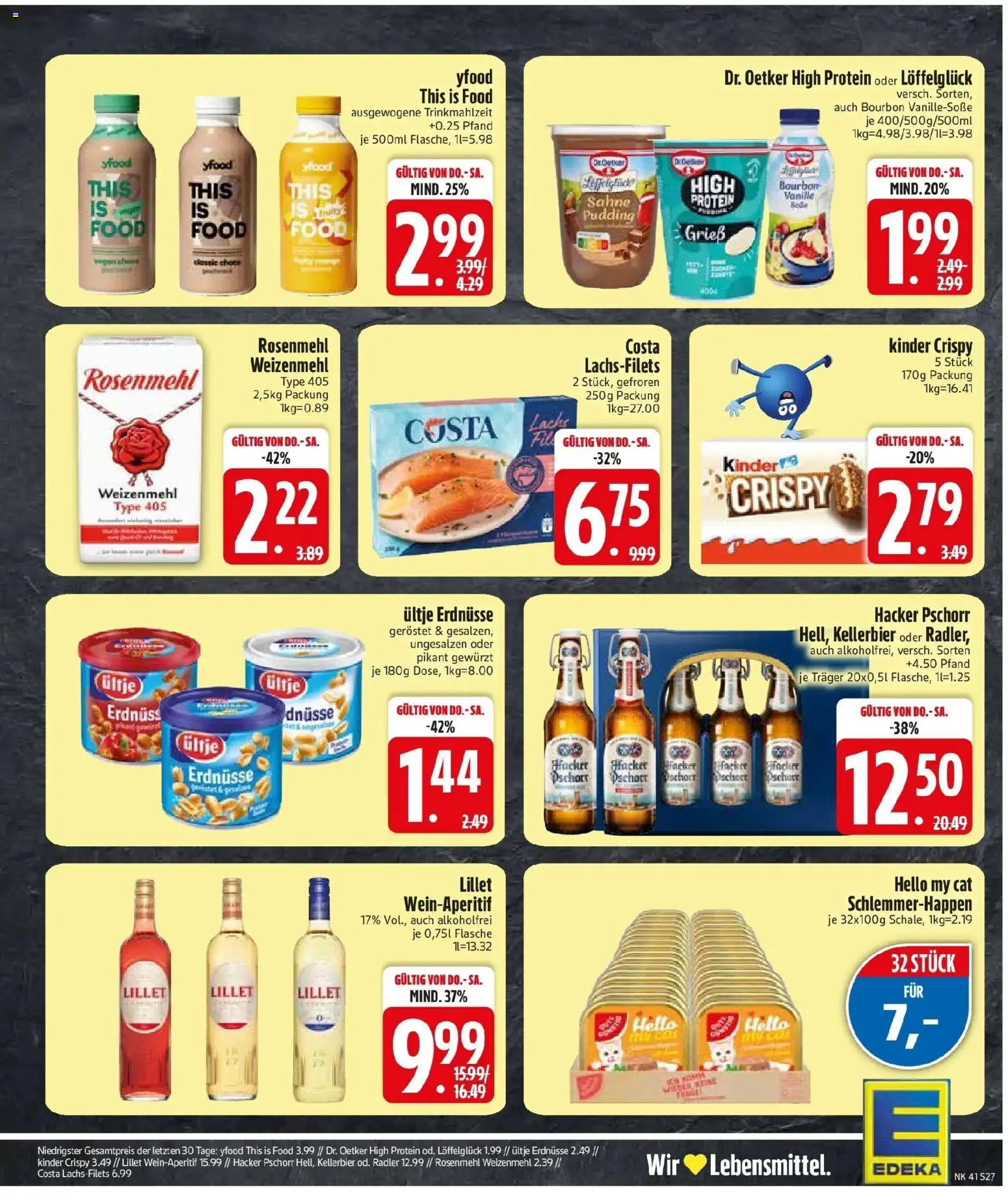 Edeka Prospekt Monheim (ab 05.10.2026) » Angebote Online | Seite: 31 | Produkte: Ultje erdnusse, Weizenmehl, Vanille, Sahne